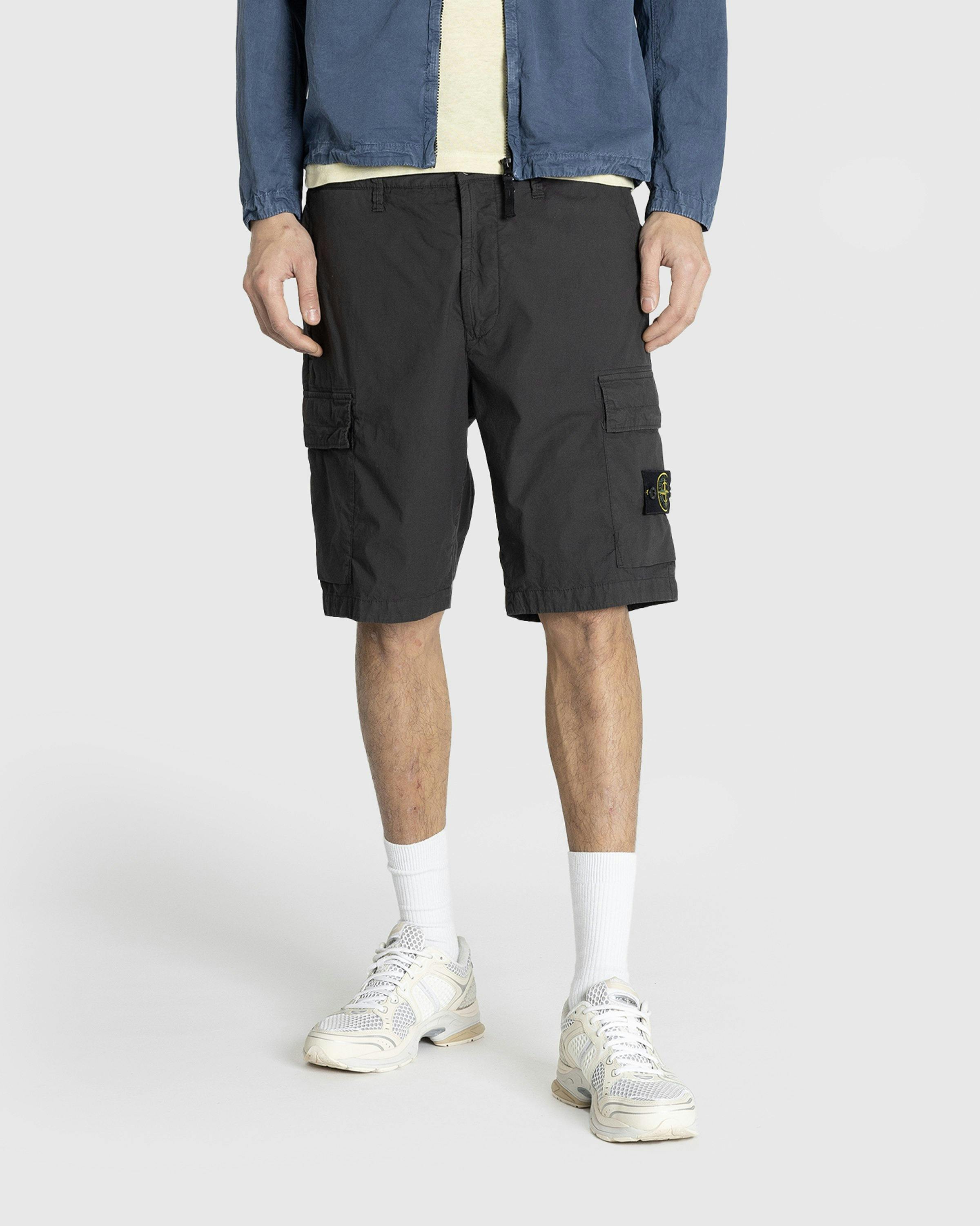 Stone Island - BERMUDA SHORTS CHARCOAL - Clothing - Grey - Image 2