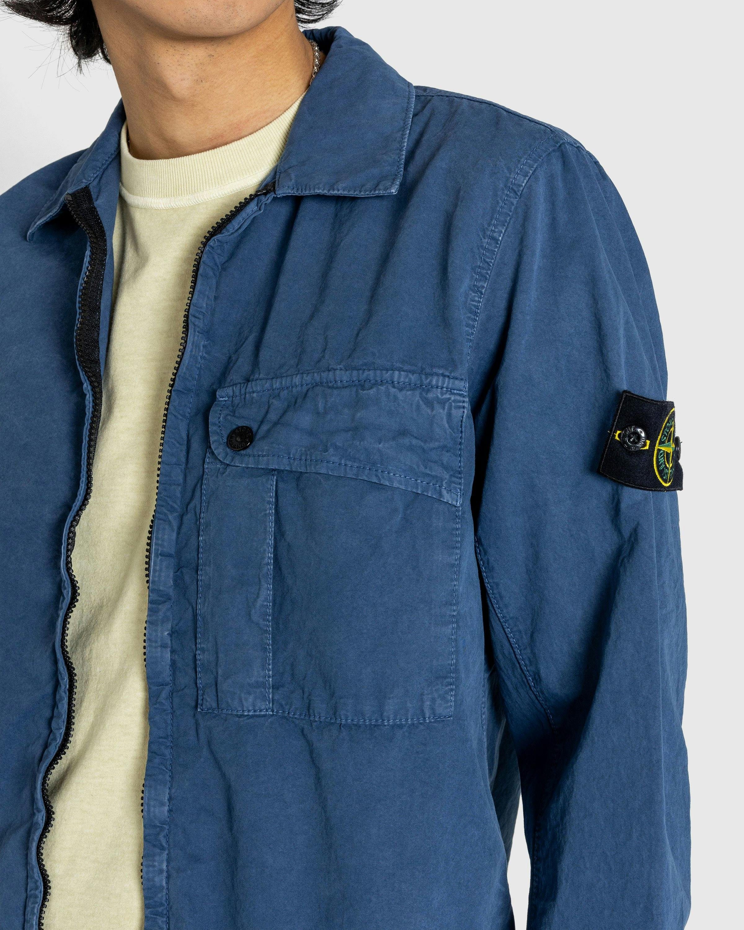 Stone Island - OVERSHIRT DARK BLUE - Clothing - Blue - Image 5