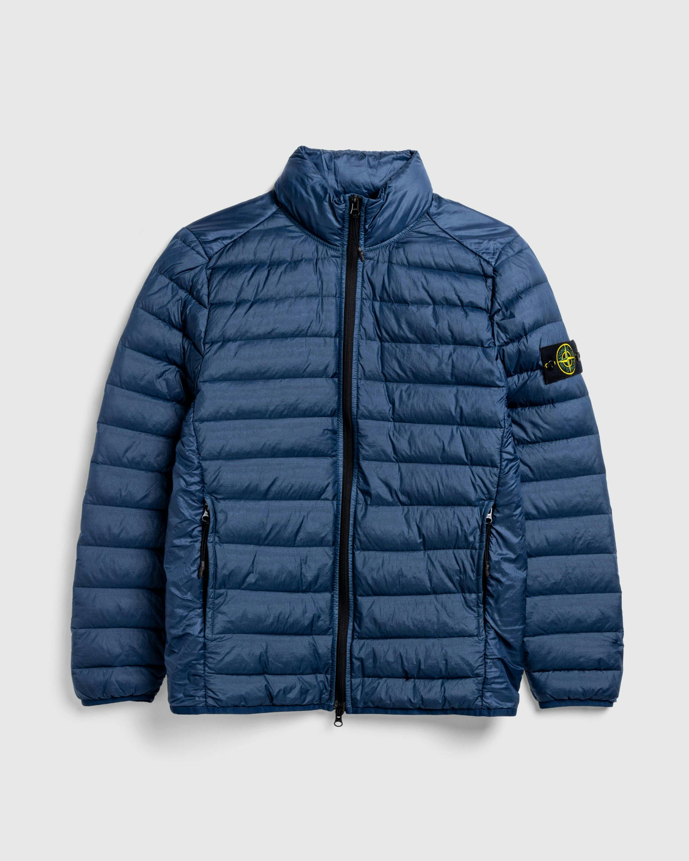 Stone Island - REAL DOWN JACKET  DARK BLUE - Clothing - Blue - Image 1