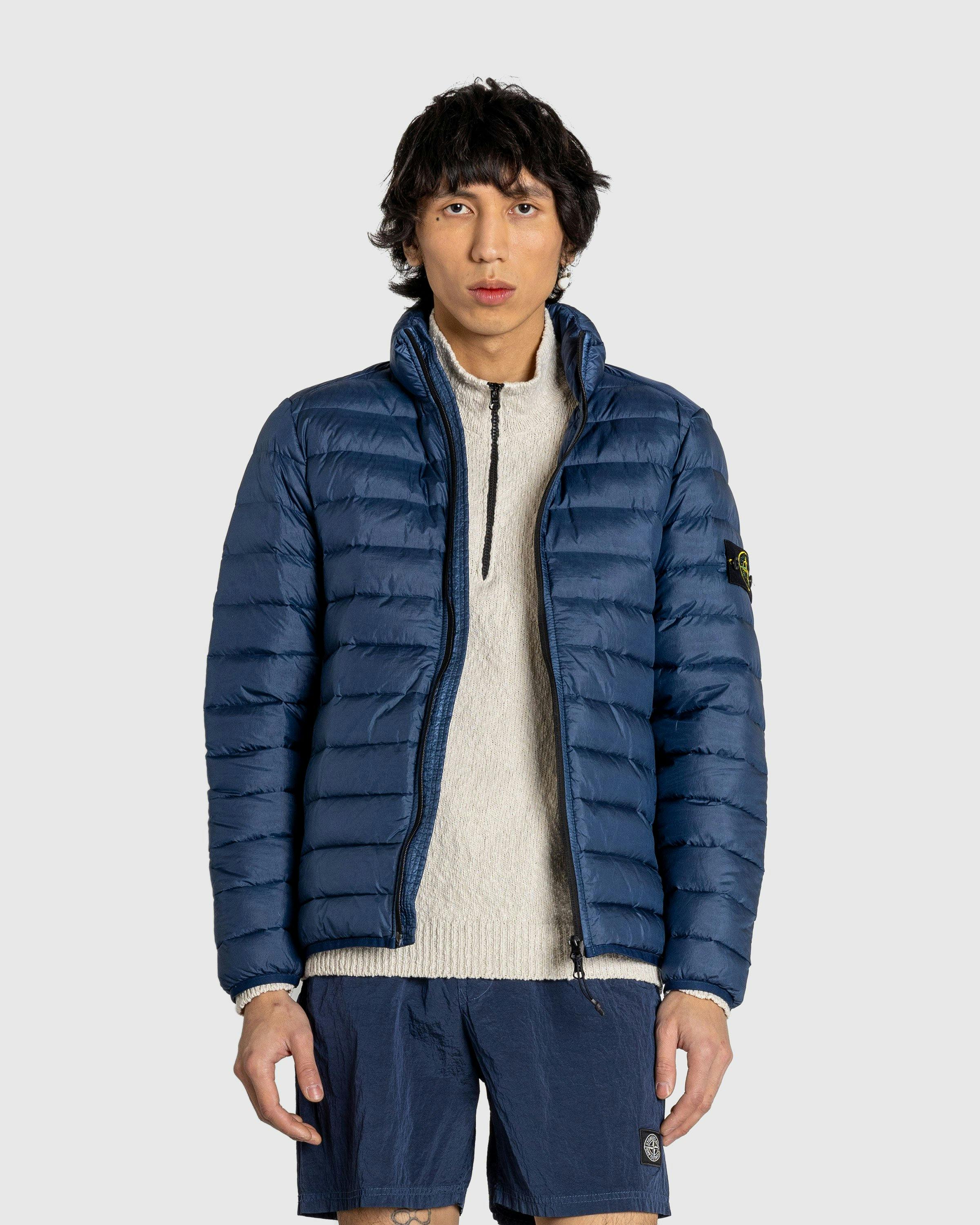 Stone Island - REAL DOWN JACKET  DARK BLUE - Clothing - Blue - Image 2