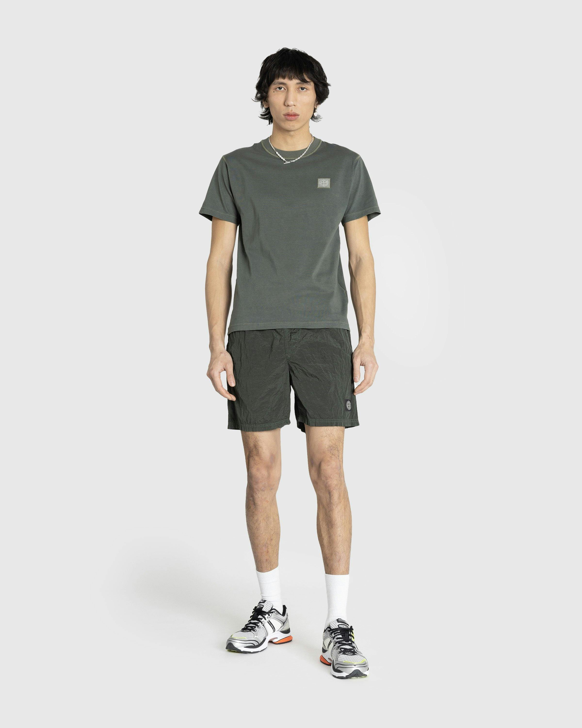 Stone Island - T SHIRT MUSK - Clothing - Green - Image 3