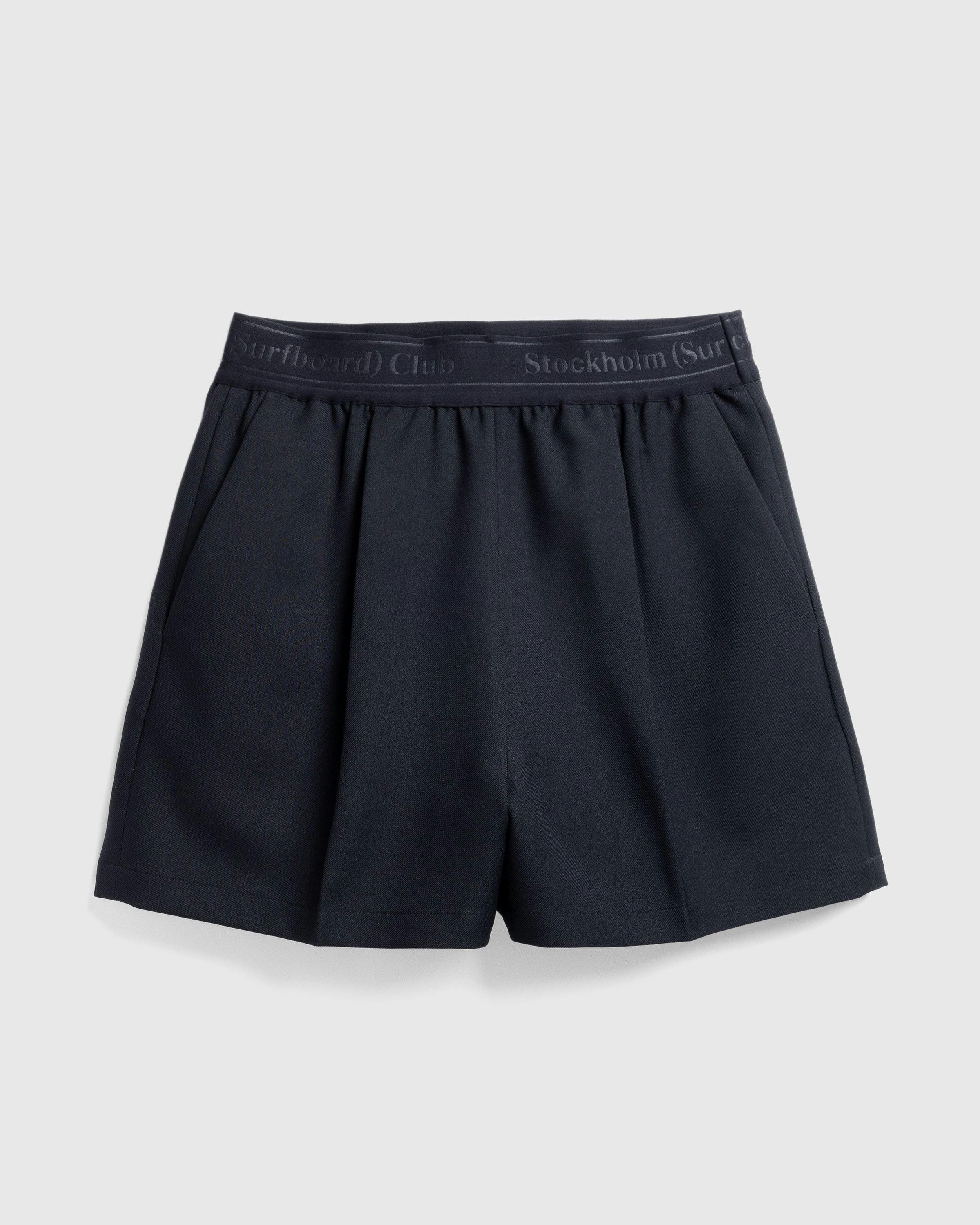 Stockholm Surfboard Club - Loose Shorts Black - Clothing - Black - Image 1