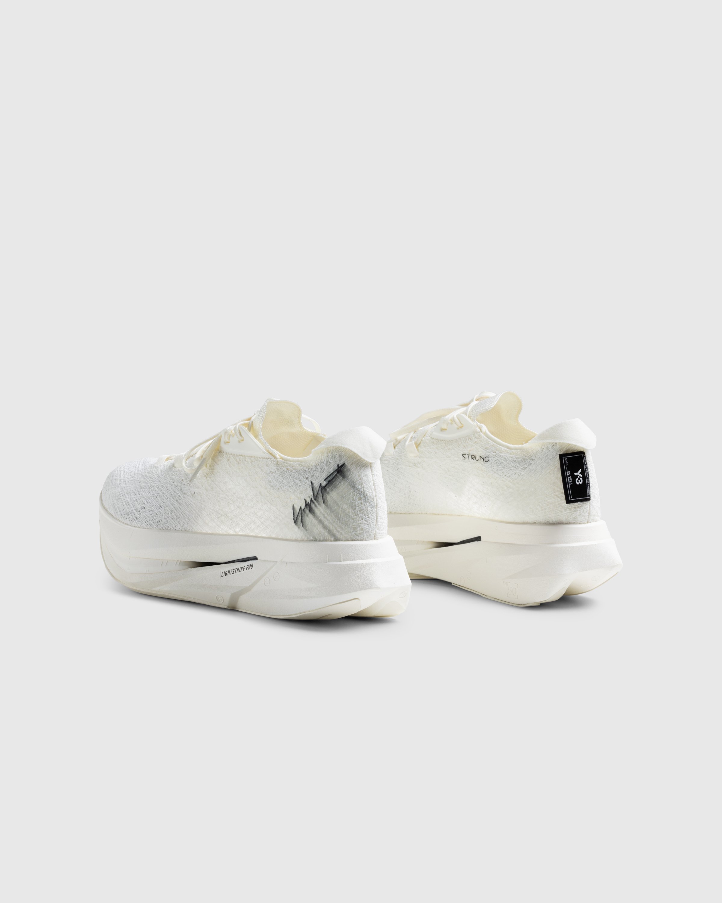Y-3 - Prime X 2 Strun Owhite/Cblack/O - Footwear - White - Image 4