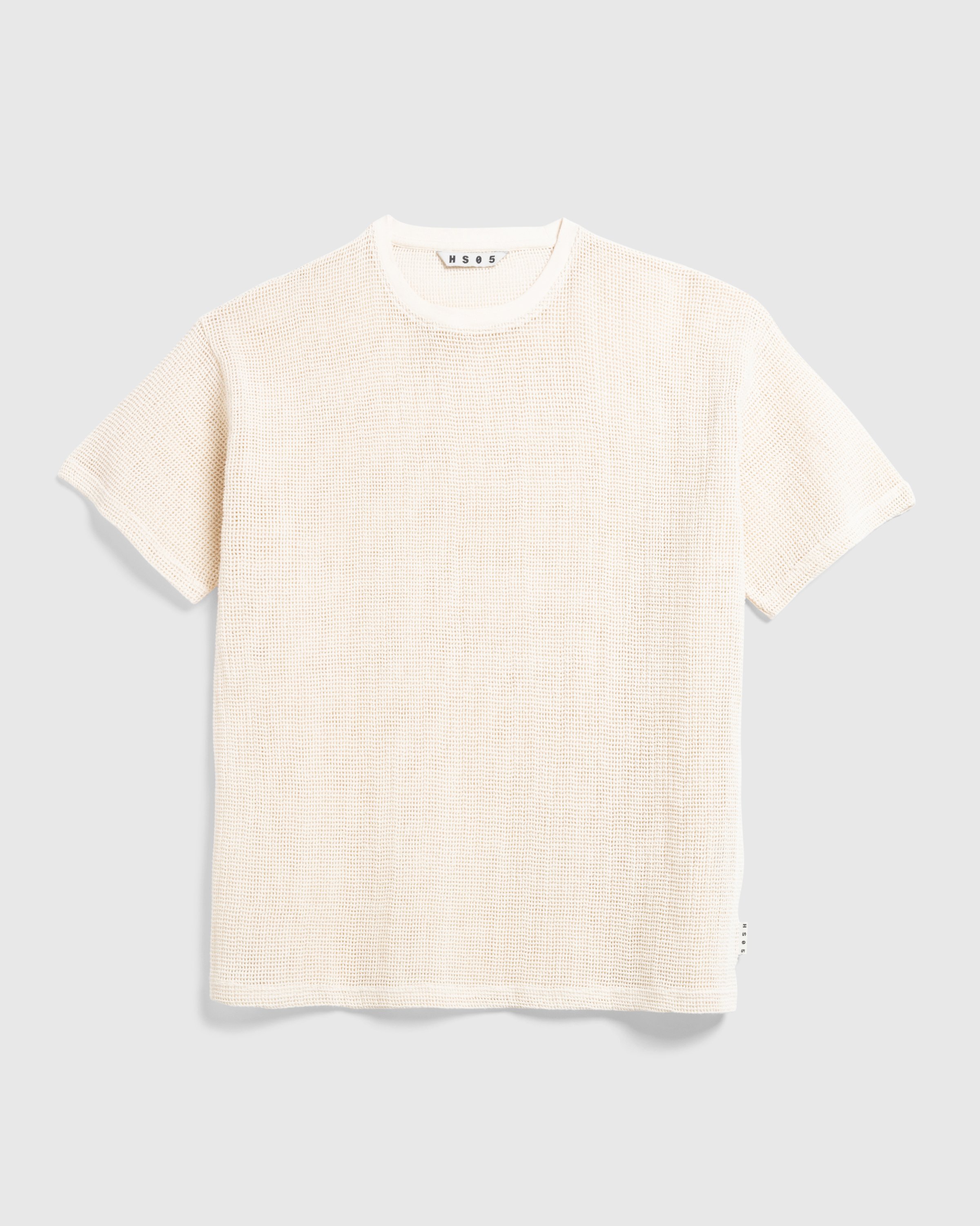 Highsnobiety HS05 - Pigment Dyed Cotton Mesh Knit Natural - Clothing -  - Image 1