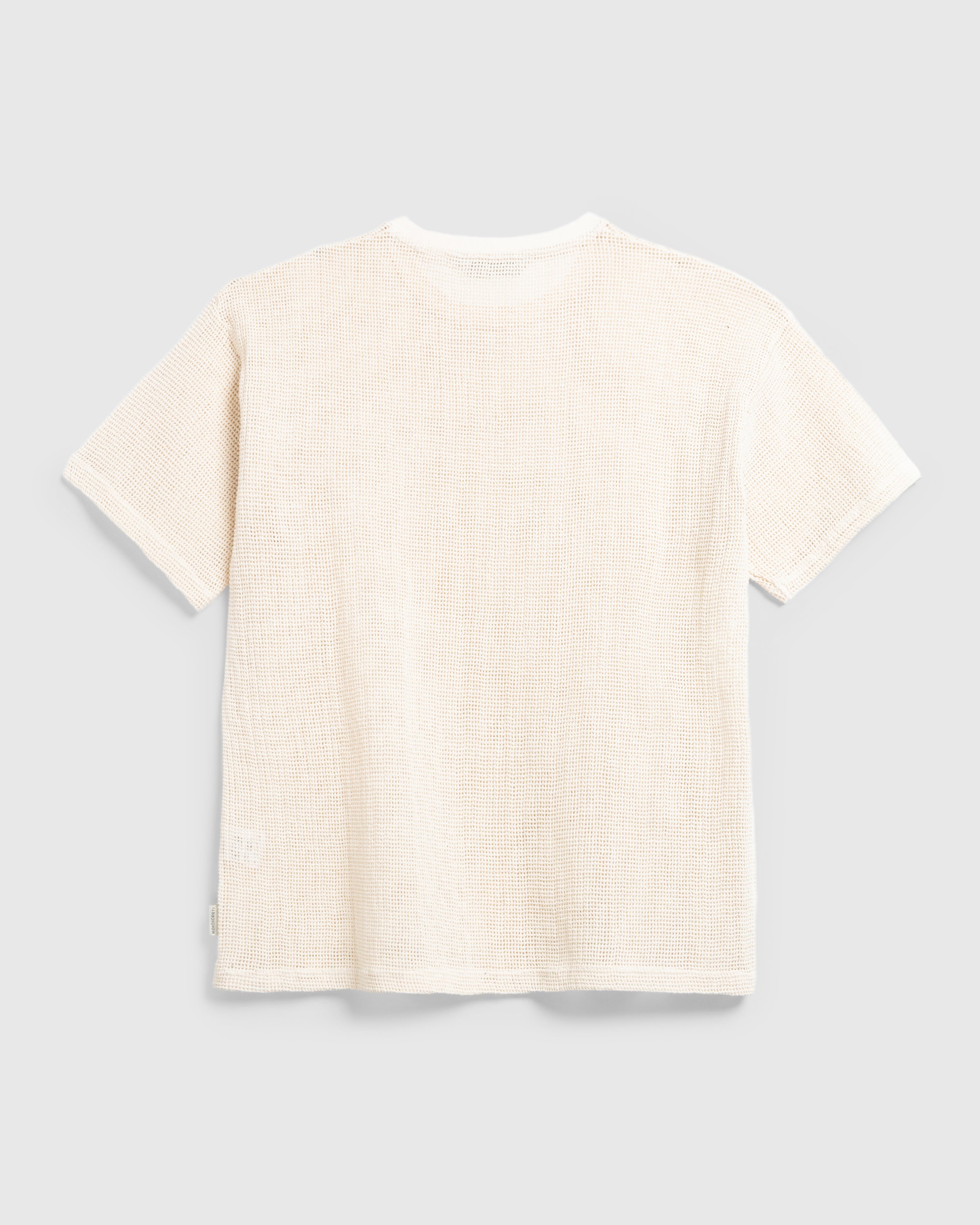 Highsnobiety HS05 - Pigment Dyed Cotton Mesh Knit Natural - Clothing -  - Image 2