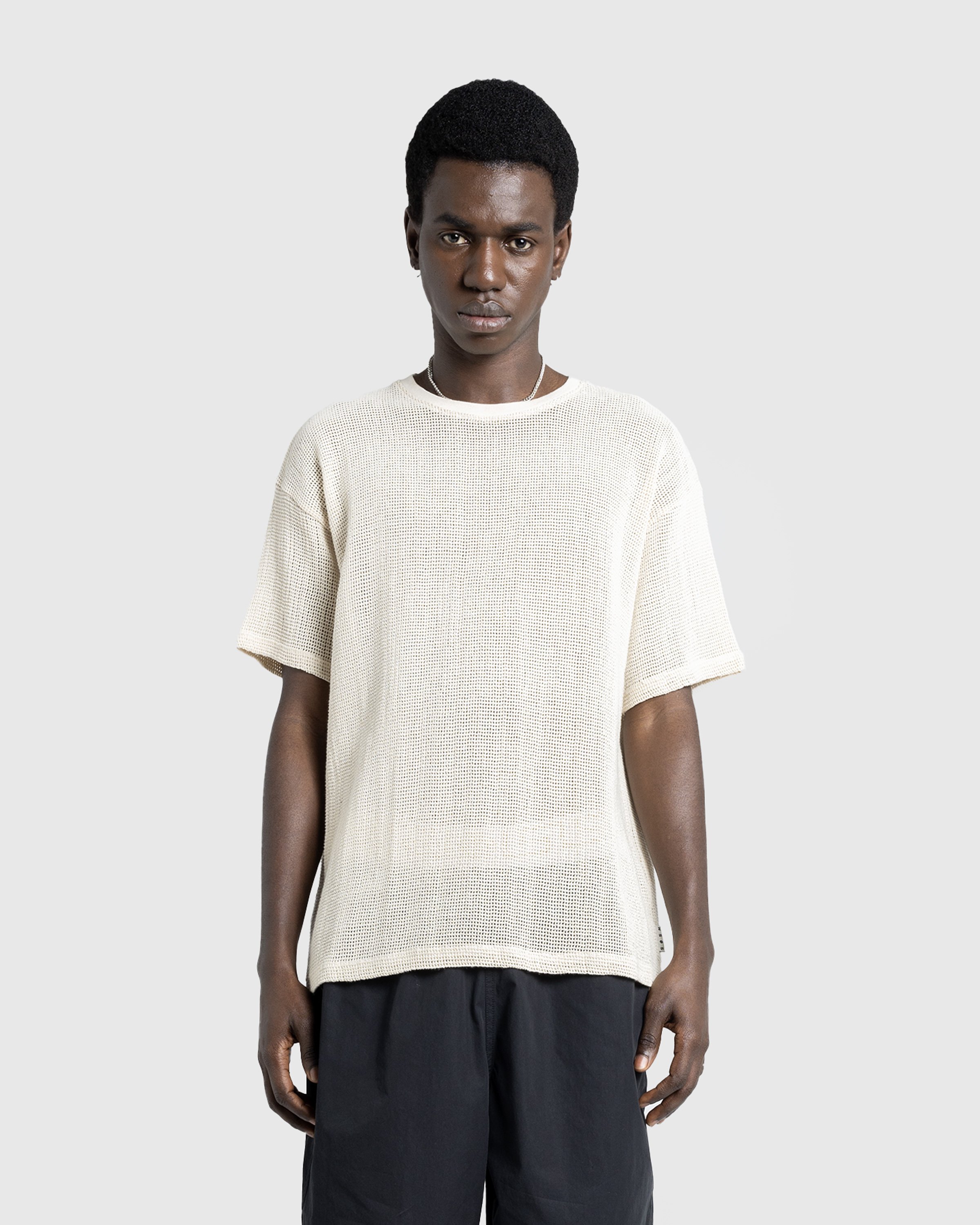Highsnobiety HS05 - Pigment Dyed Cotton Mesh Knit Natural - Clothing -  - Image 3