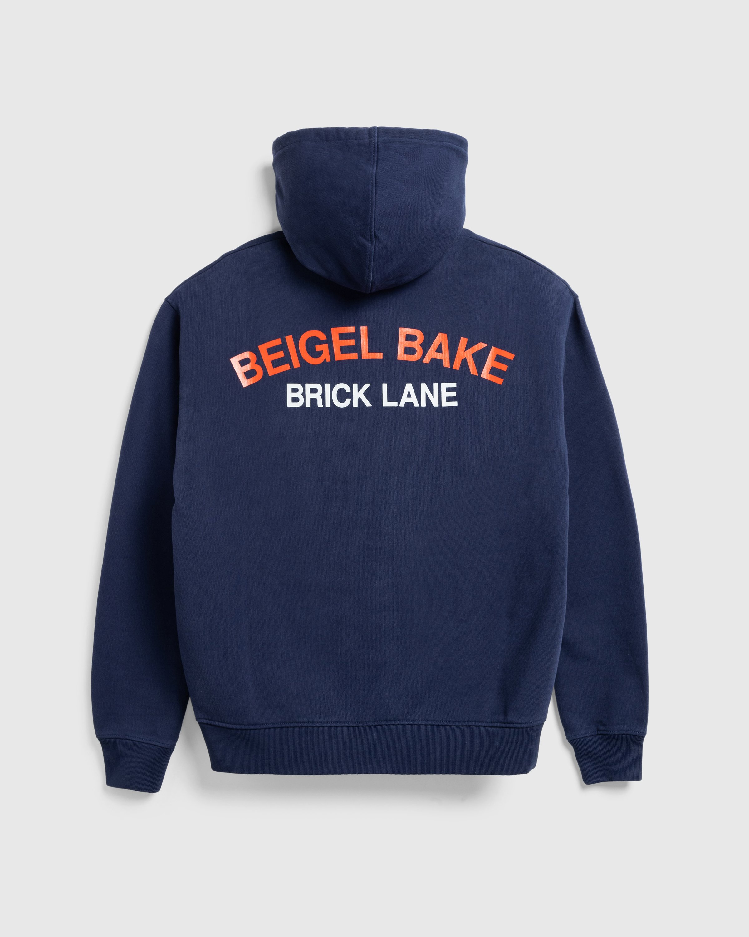 Beigel Bake x Highsnobiety - Navy Hoodie - Clothing -  - Image 1