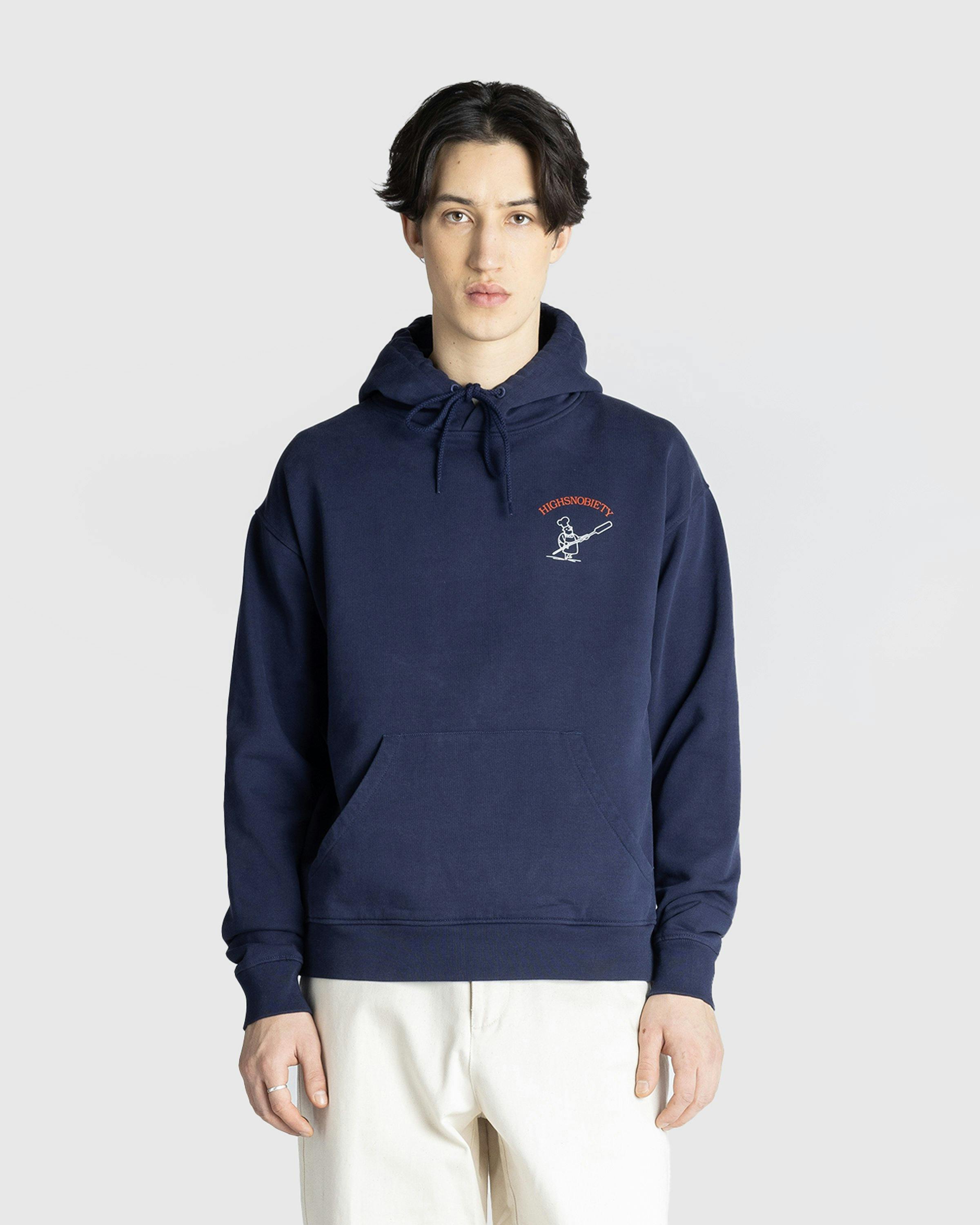 Beigel Bake x Highsnobiety - Navy Hoodie - Clothing -  - Image 3