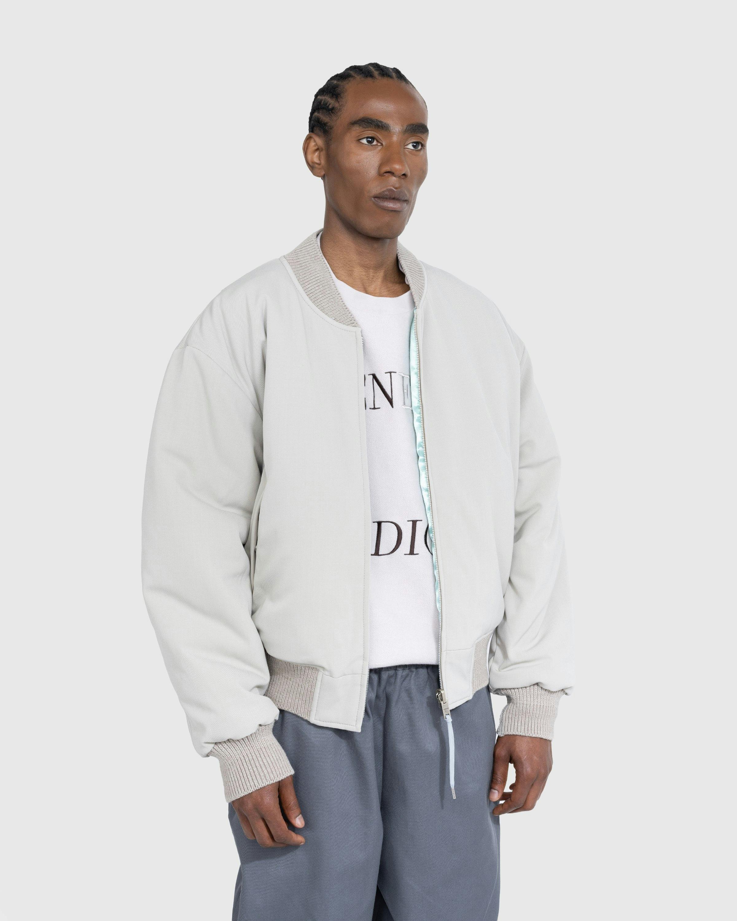 Acne Studios - Reversible Bomber Jacket Grey - Clothing - Grey - Image 3