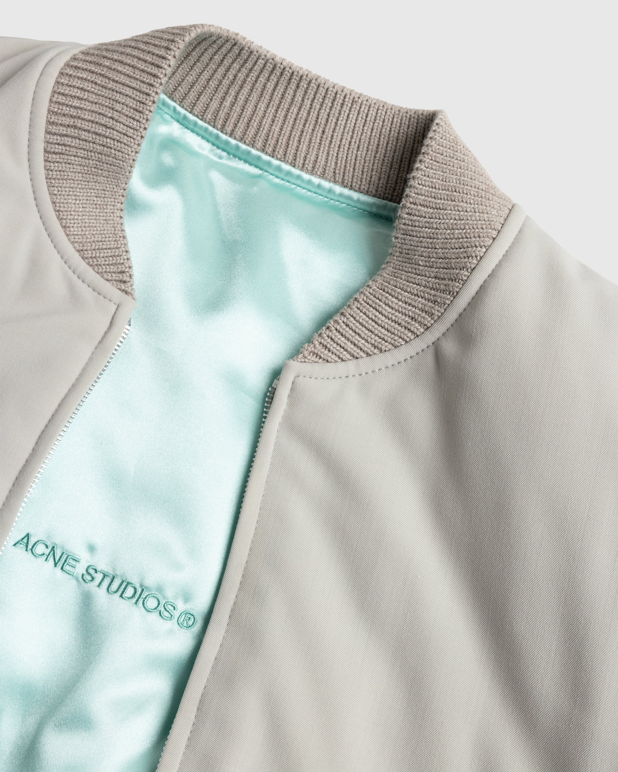 Acne Studios - Reversible Bomber Jacket Grey - Clothing - Grey - Image 6