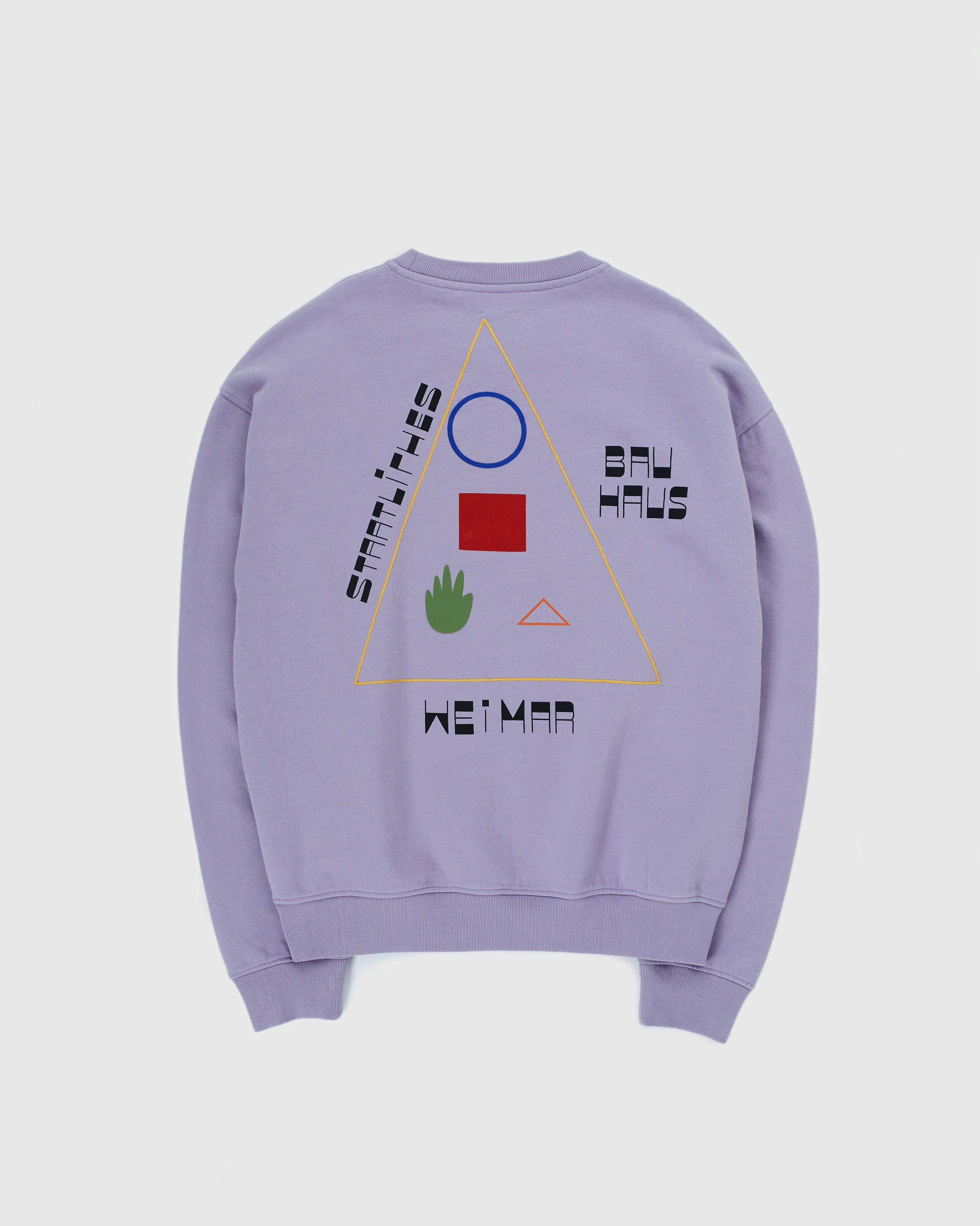 Bauhaus Archiv x Highsnobiety - 1919 Sweater Lavender - Clothing - Purple - Image 2