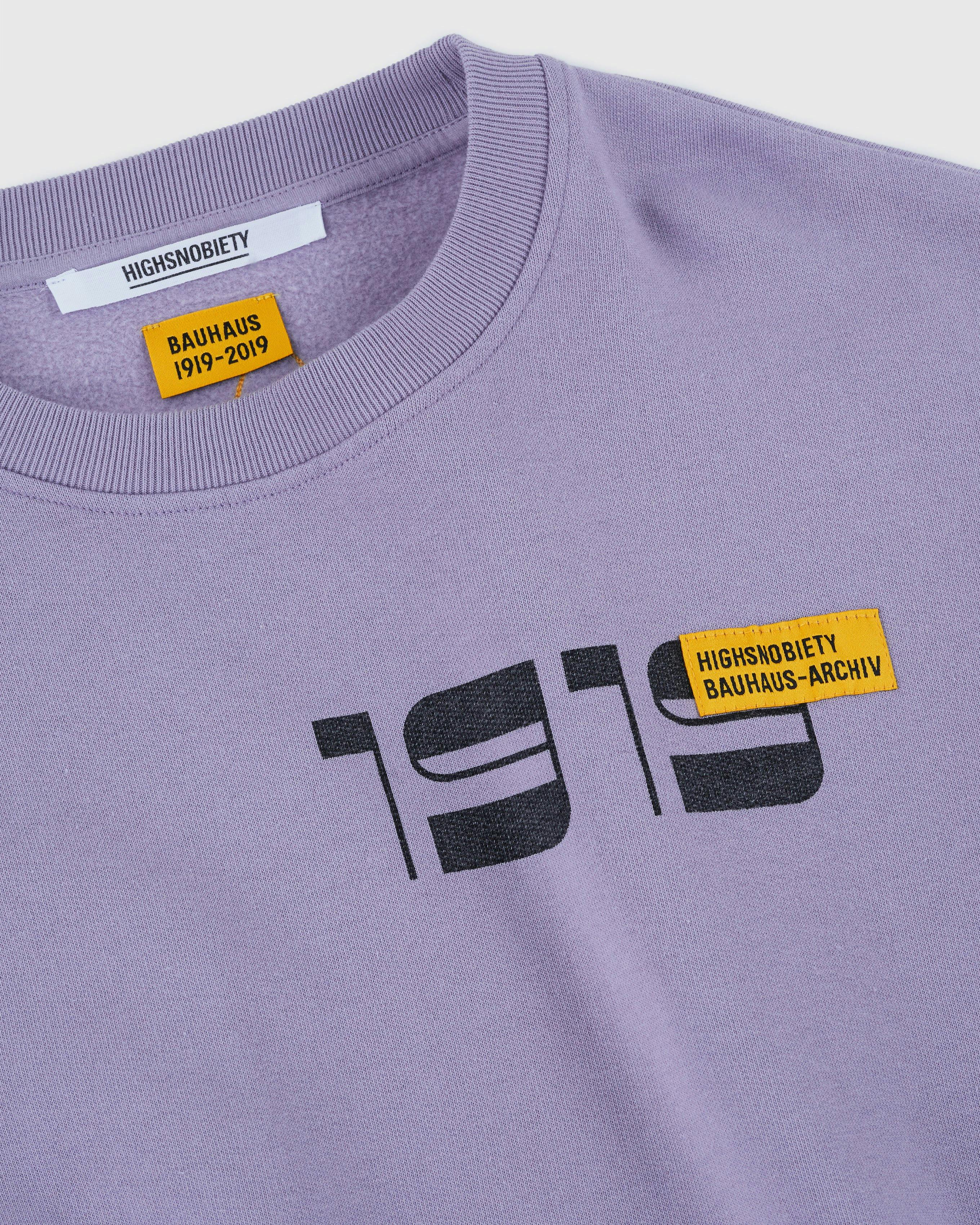 Bauhaus Archiv x Highsnobiety - 1919 Sweater Lavender - Clothing - Purple - Image 3