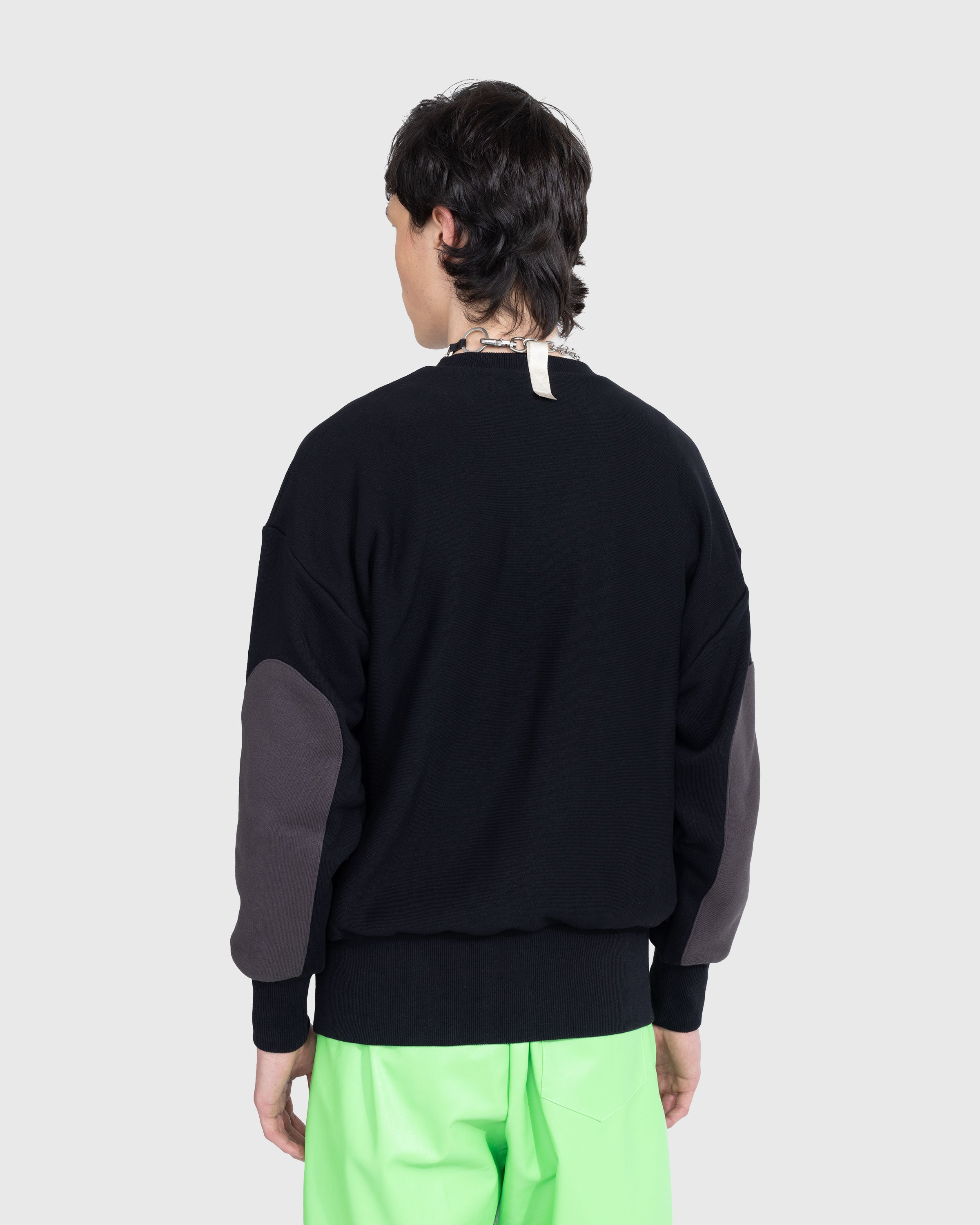 Abc. - Tri-Tone Crewneck Sweatshirt - Clothing - Black - Image 3