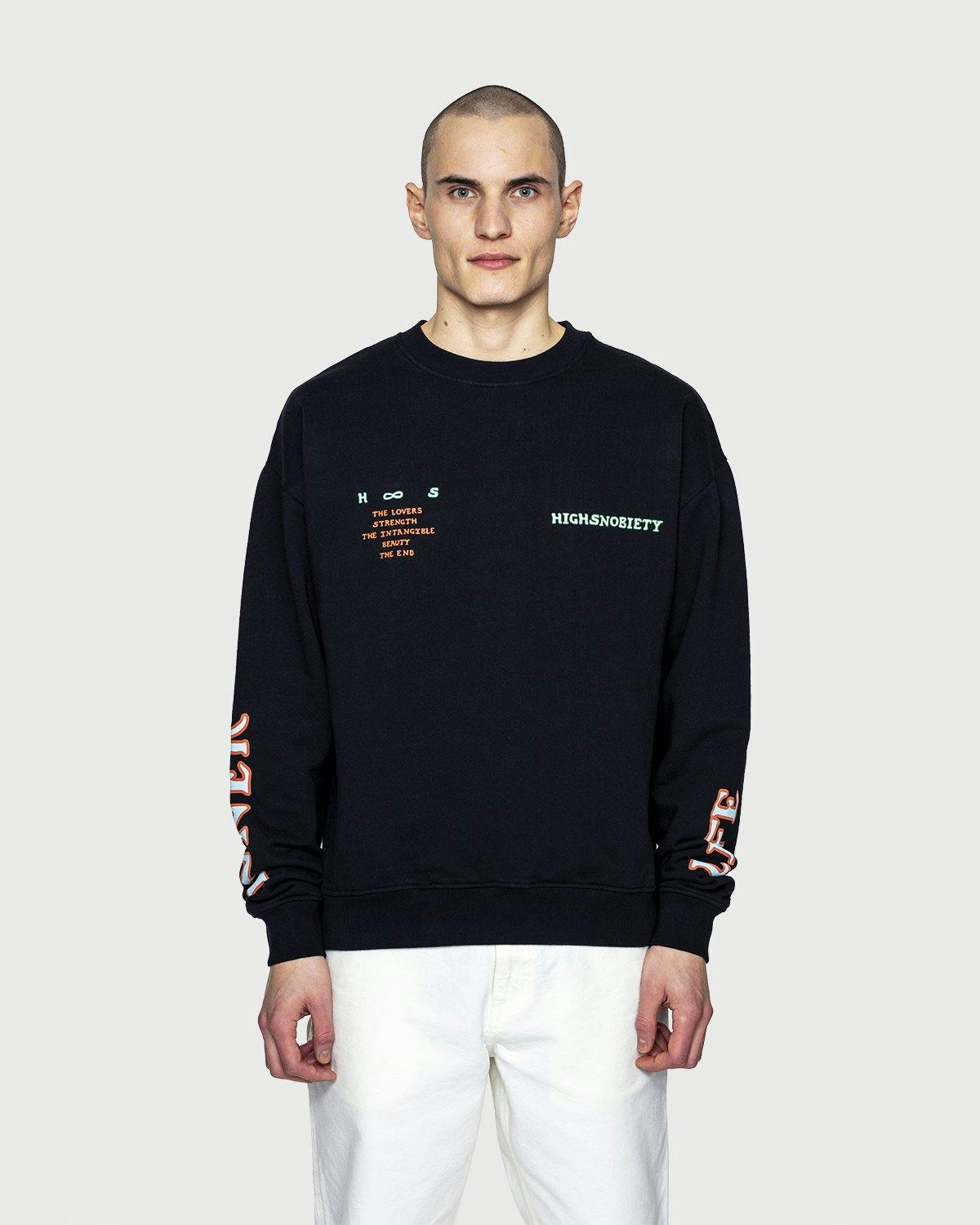 Highsnobiety - Inner Life The Intangible Sweatshirt Black - Clothing - Black - Image 2