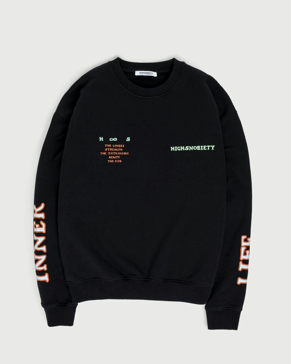 Highsnobiety - Inner Life The Intangible Sweatshirt Black - Clothing - Black - Image 4