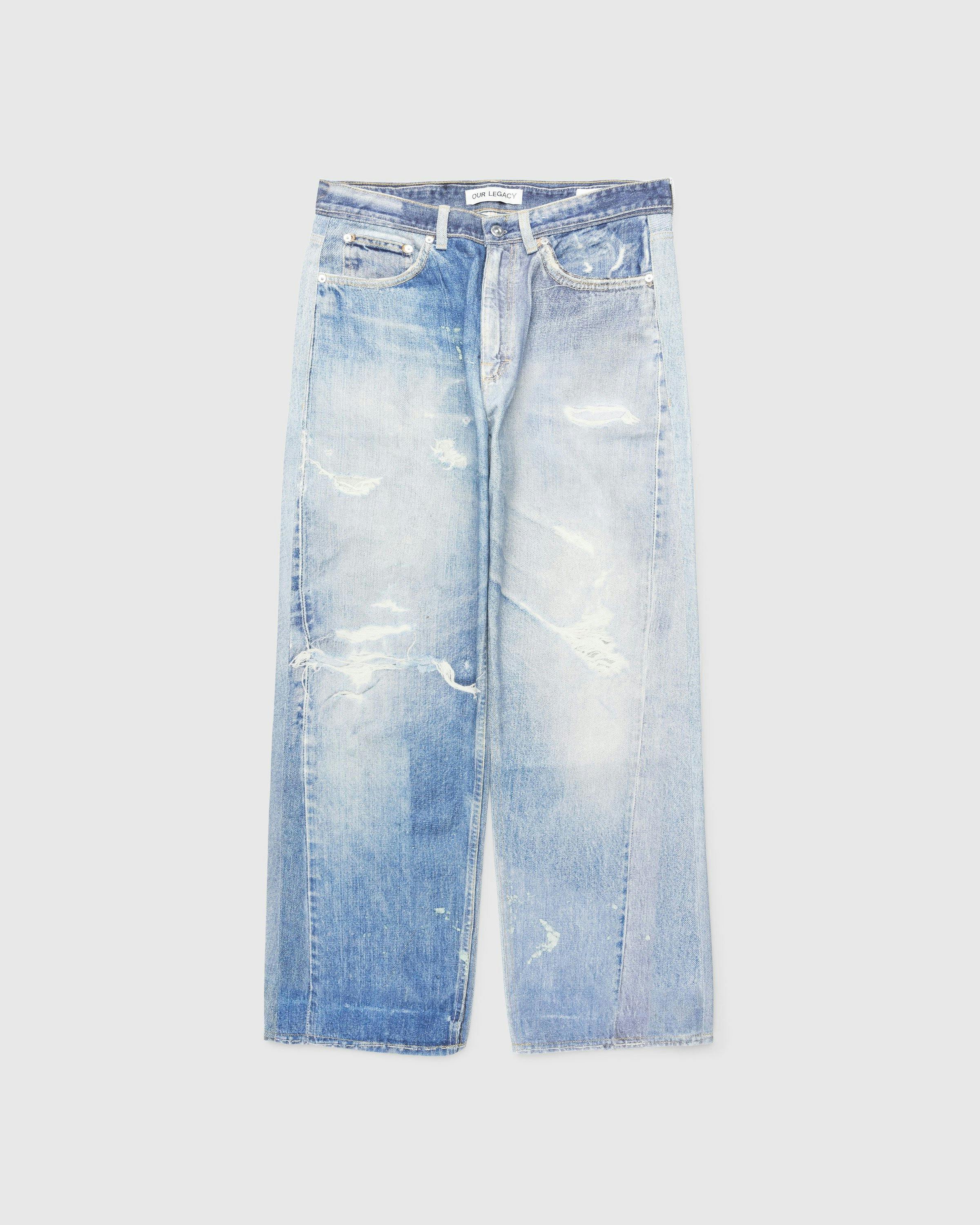 Our Legacy - Third Cut Digital Denim Print Blue - Clothing - Blue - Image 1