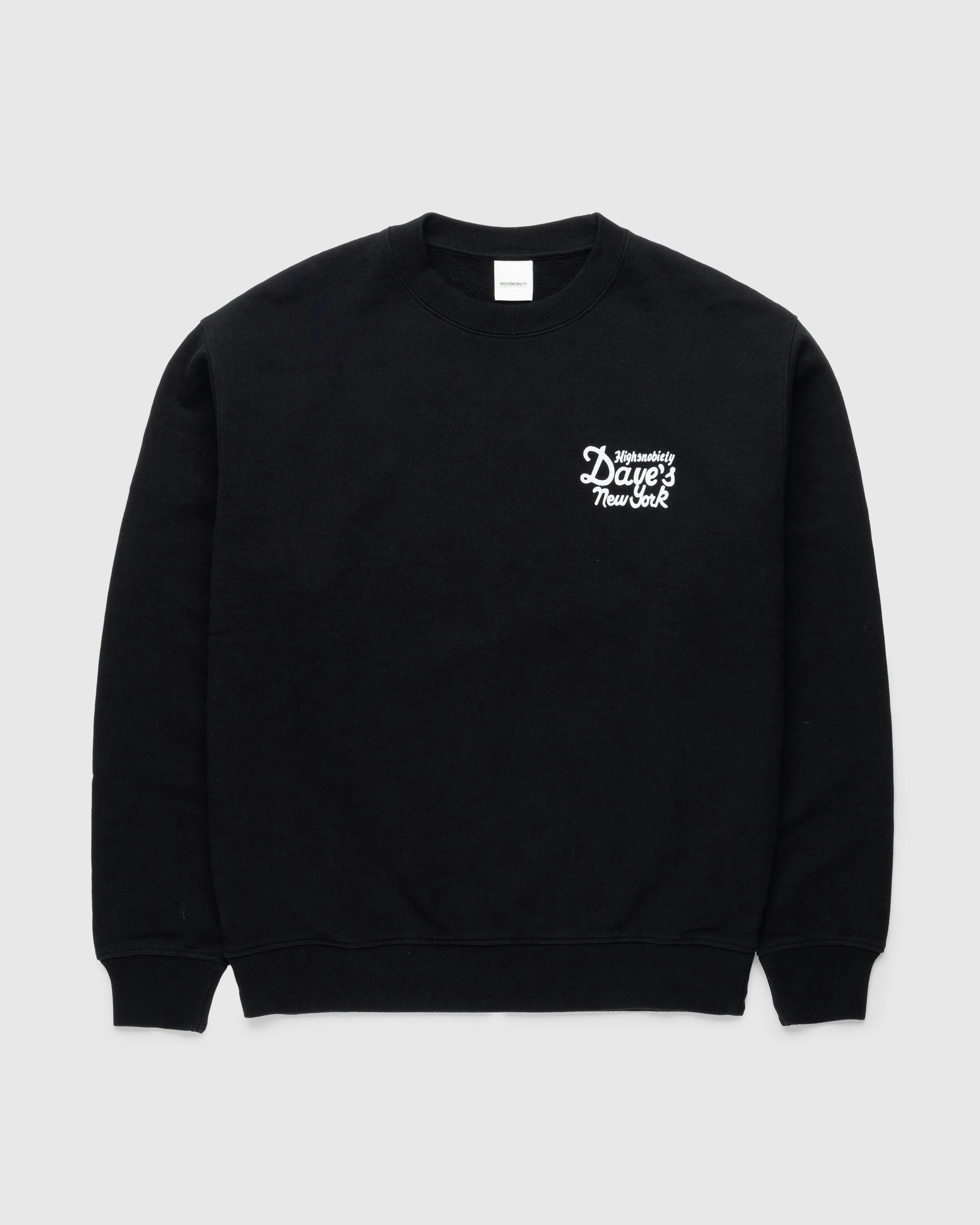 Dave's New York x Highsnobiety - Black Crewneck - Clothing - Black - Image 2