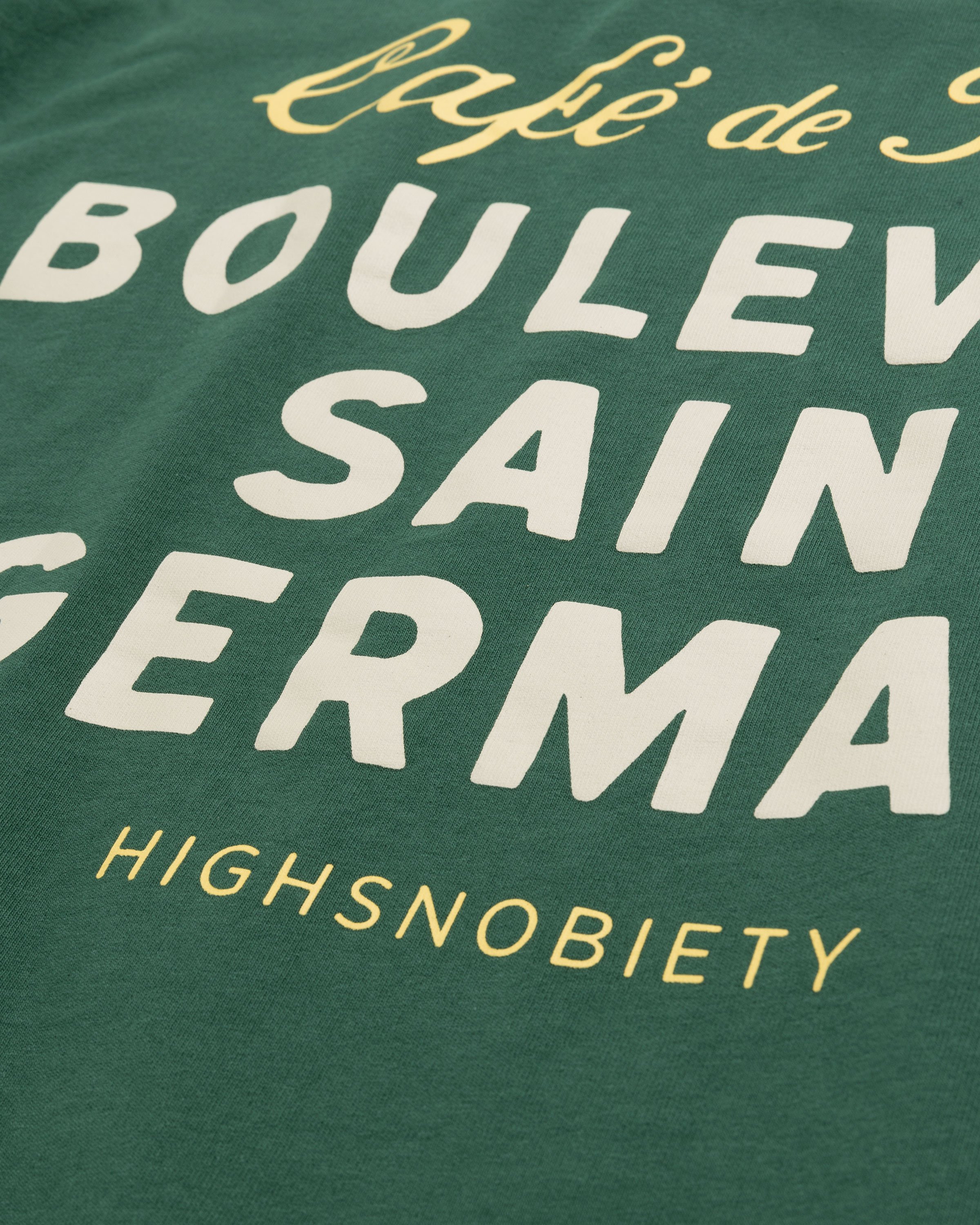 Café de Flore x Highsnobiety - Short Sleeve T-Shirt Green - Clothing - Green - Image 7