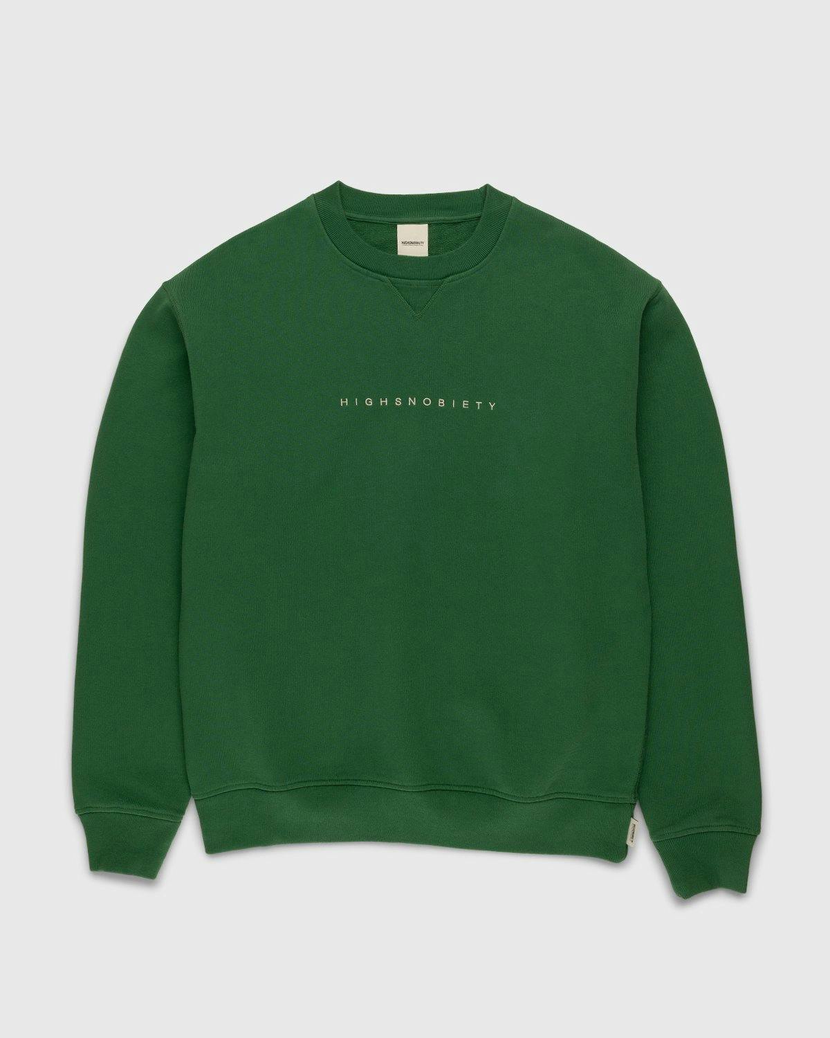 Highsnobiety - Staples Crew Green - Clothing - Green - Image 1