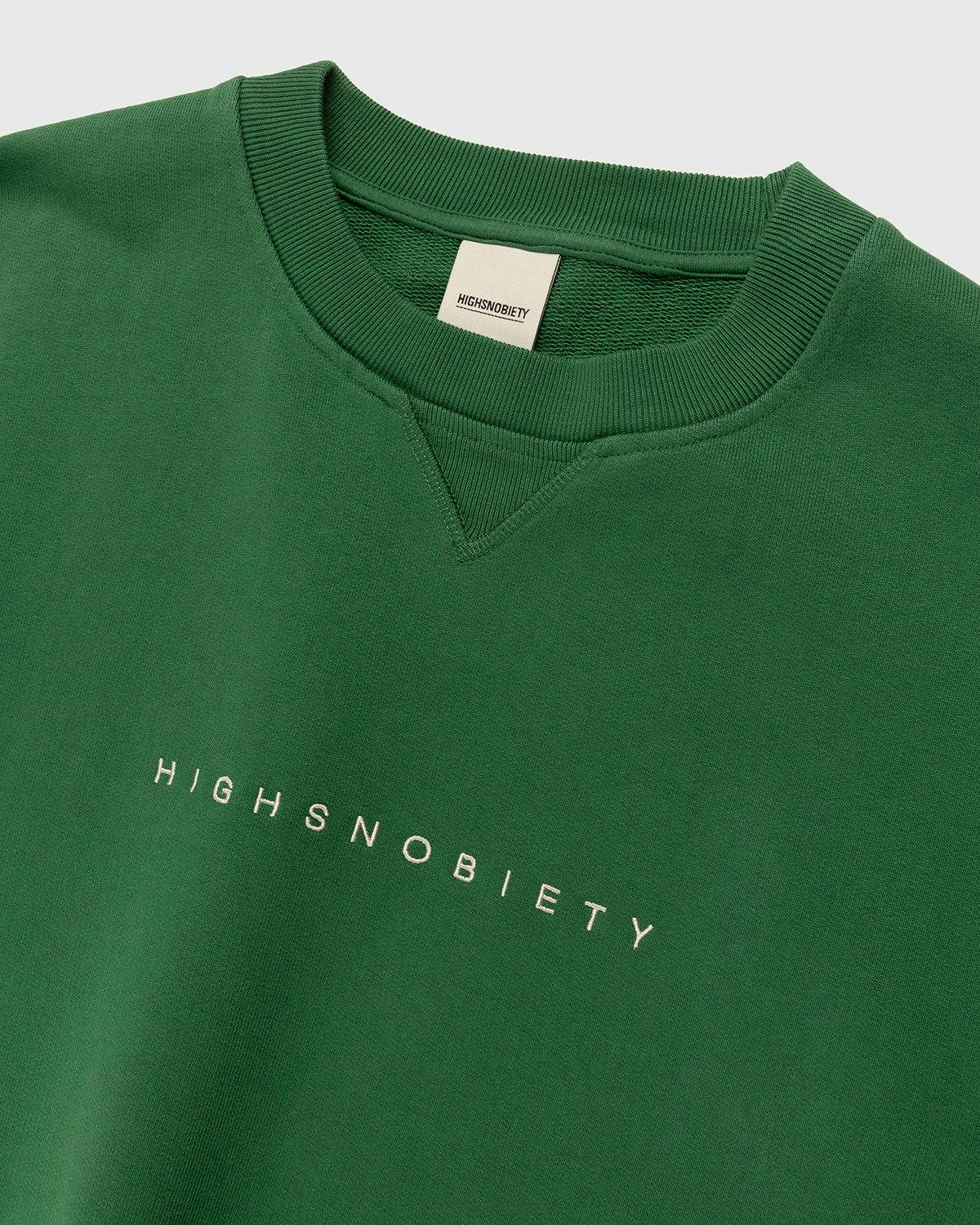 Highsnobiety - Staples Crew Green - Clothing - Green - Image 3