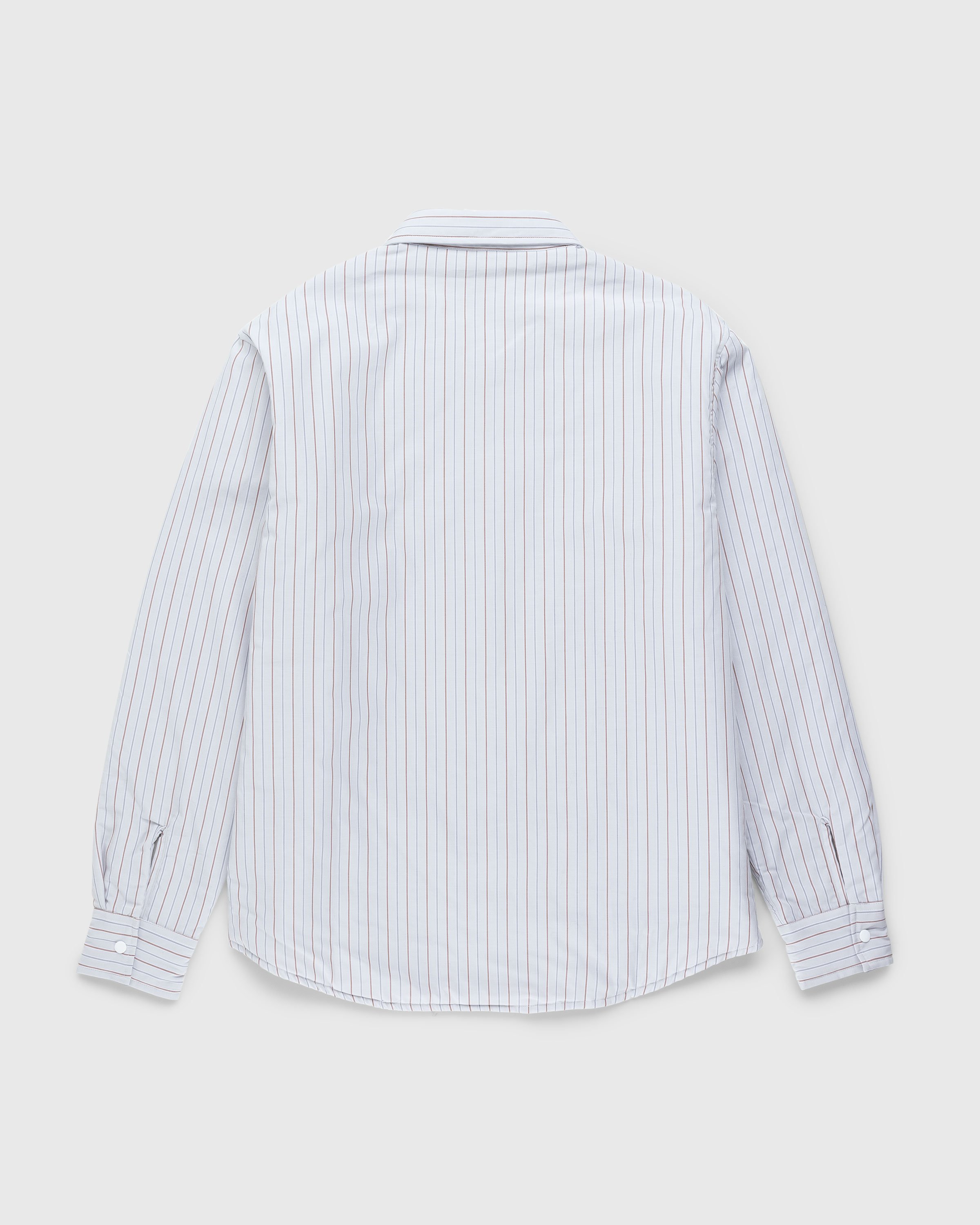 Highsnobiety HS05 - Insulated Shirt Jacket Stripes - Clothing - Beige - Image 2