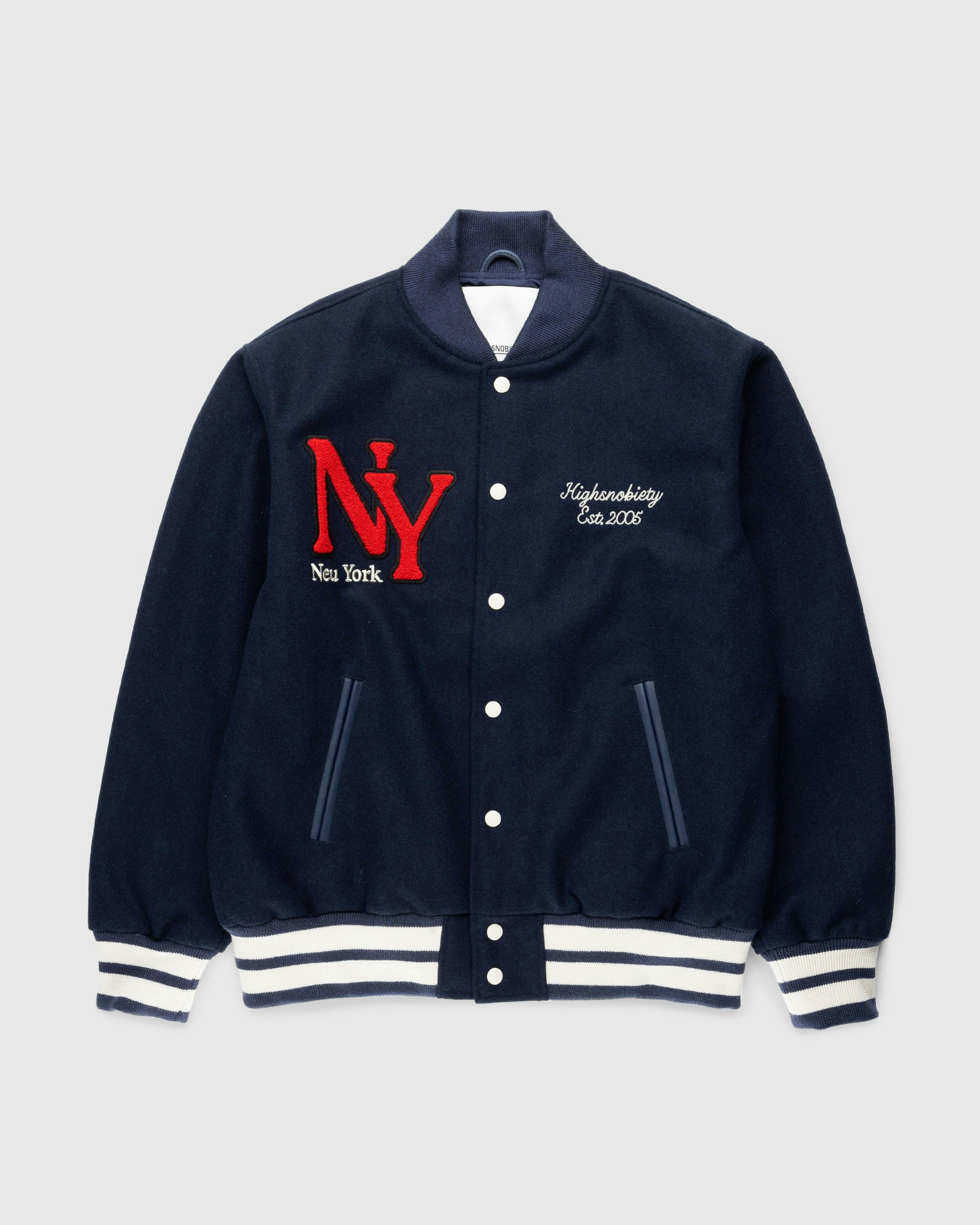 Highsnobiety - Neu York Varsity Jacket - Clothing - Blue - Image 2