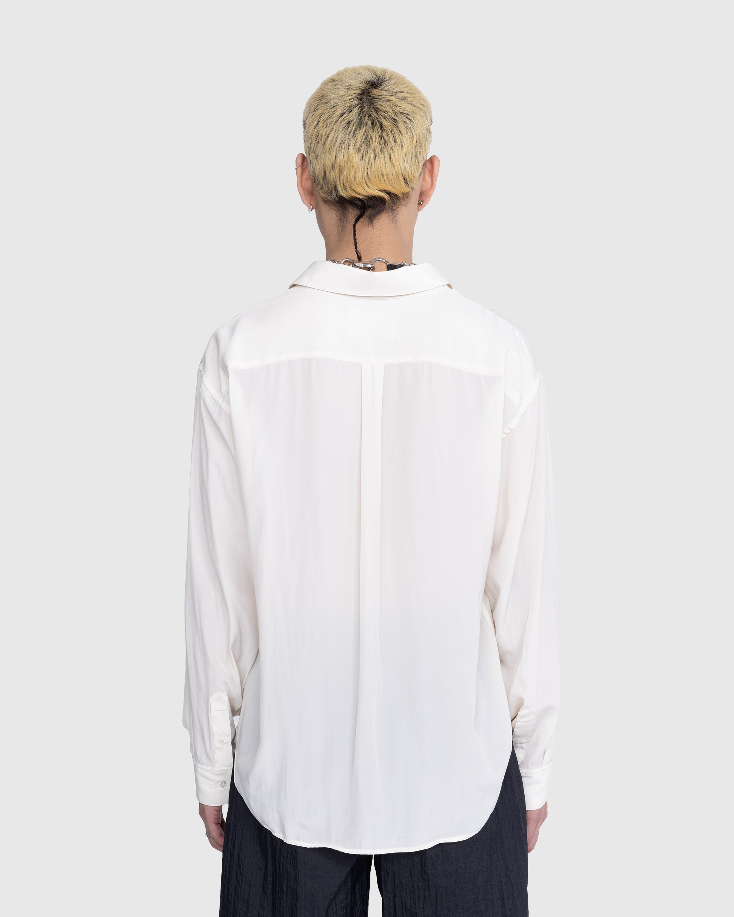 Highsnobiety - Lightweight Long-Sleeve Shirt White - Clothing - Grey - Image 3