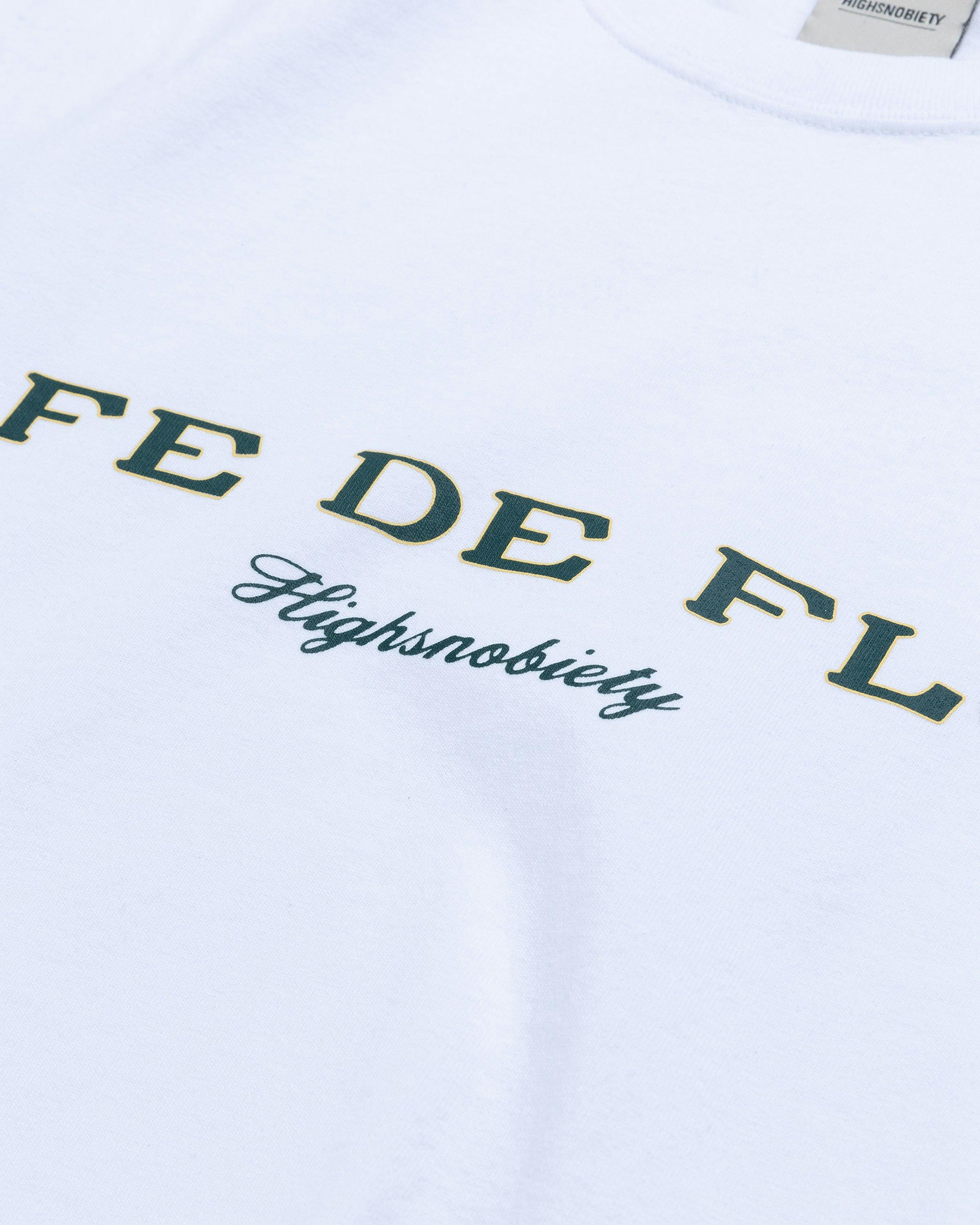 Café de Flore x Highsnobiety - Short Sleeve T-Shirt White - Clothing - White - Image 5