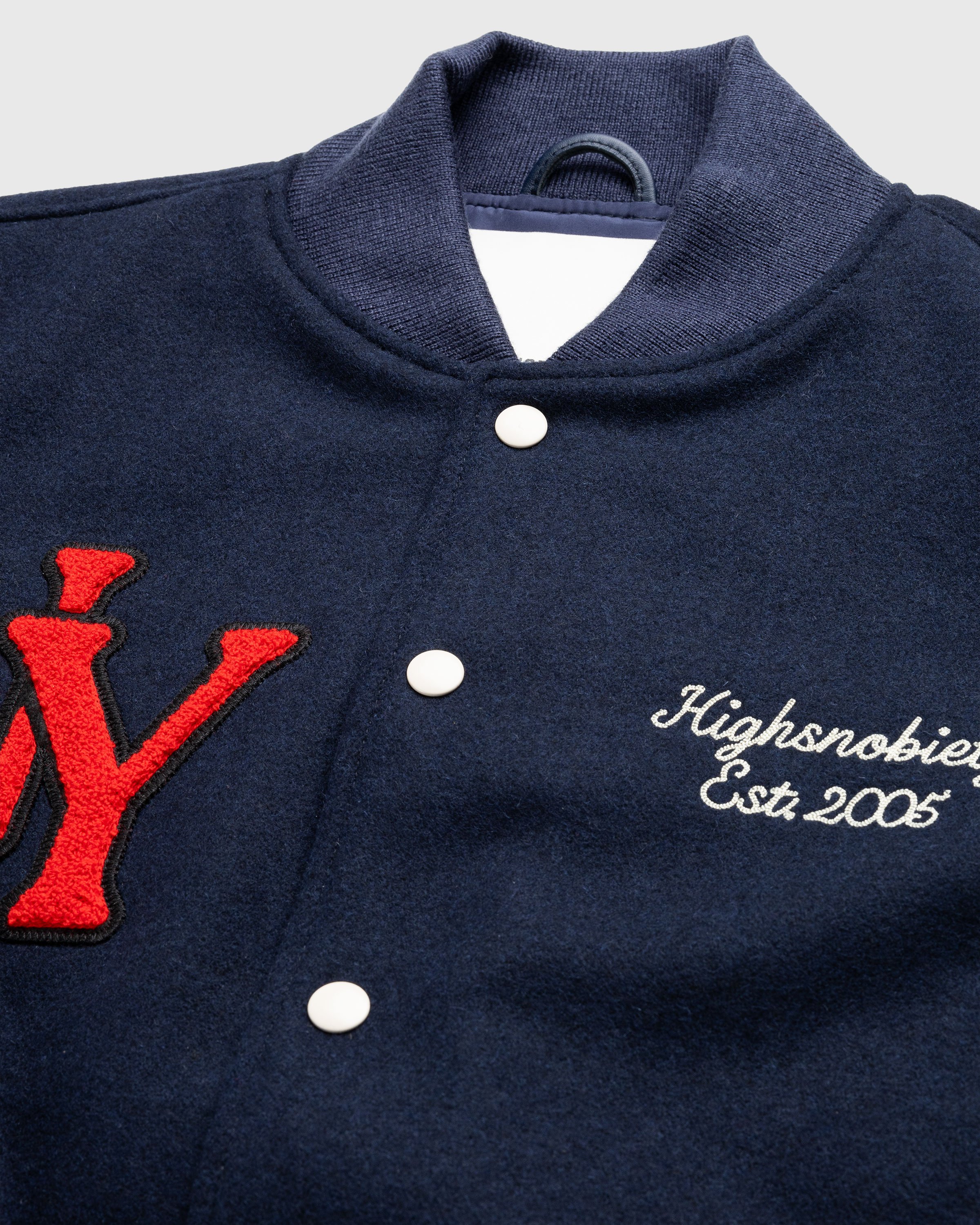 Highsnobiety - Neu York Varsity Jacket - Clothing - Blue - Image 6
