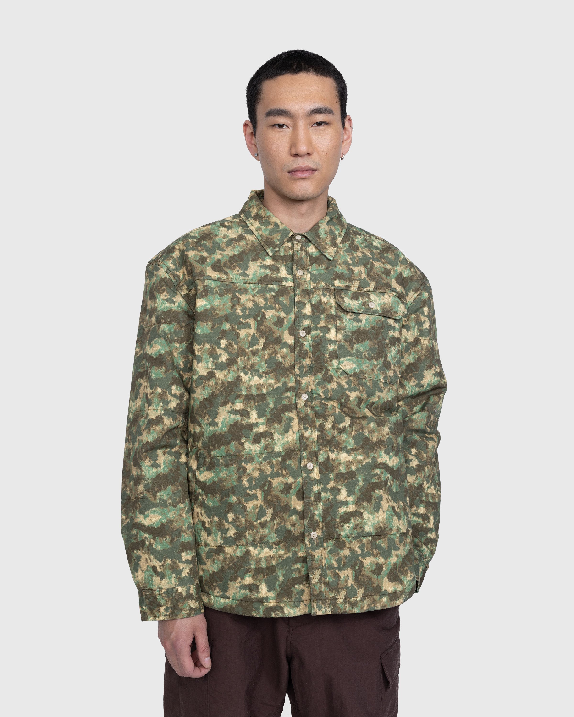 The North Face - M66 Stuffed Shirt Jacket Military Olive/Stippled Camo Print - Clothing - Green - Image 2