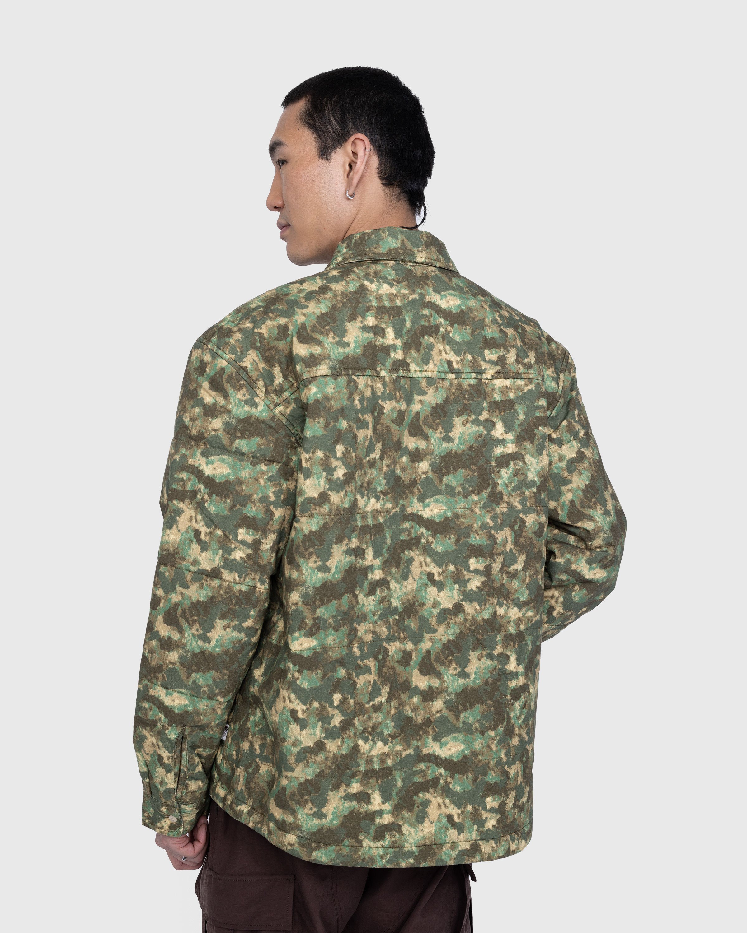The North Face - M66 Stuffed Shirt Jacket Military Olive/Stippled Camo Print - Clothing - Green - Image 3