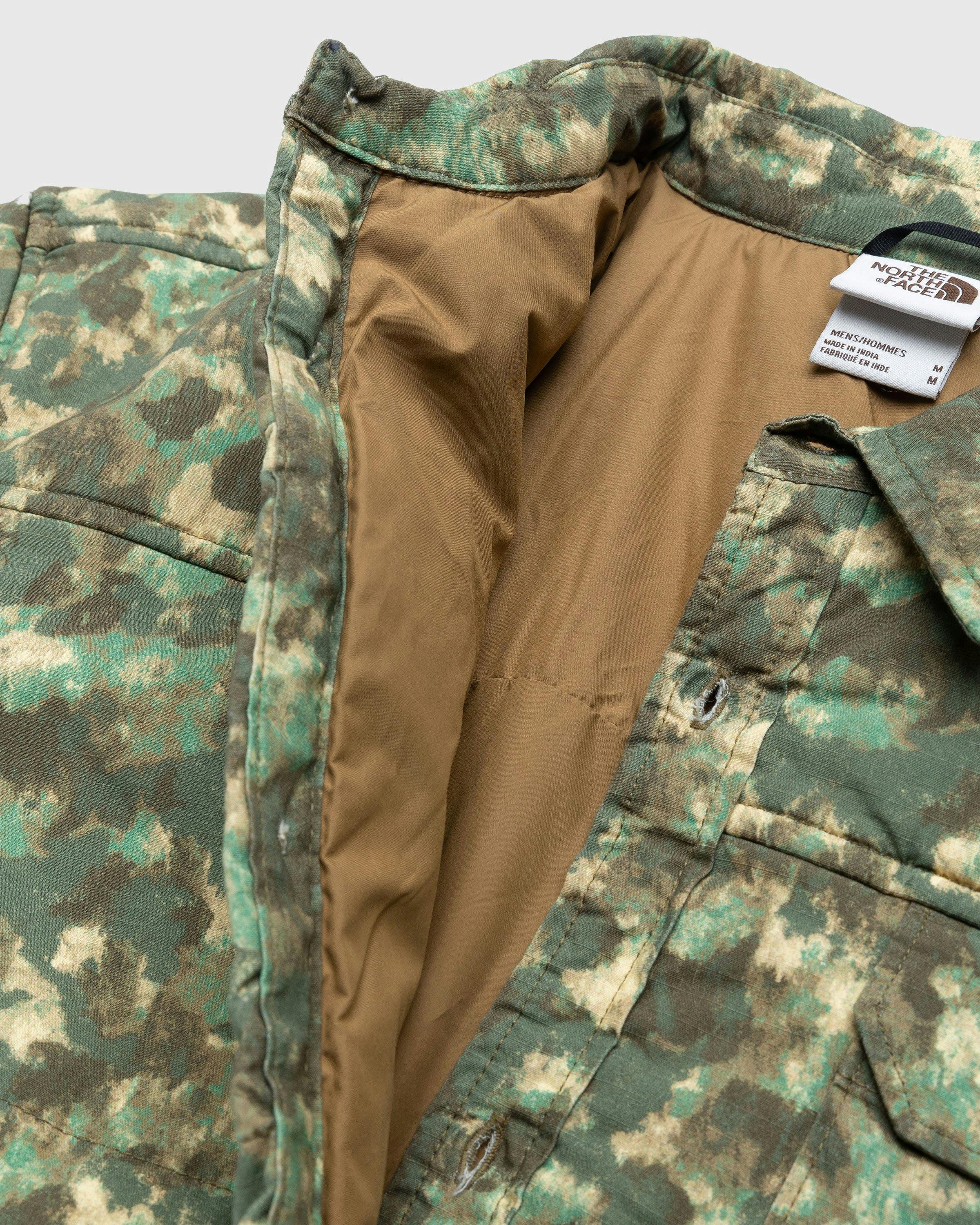 The North Face - M66 Stuffed Shirt Jacket Military Olive/Stippled Camo Print - Clothing - Green - Image 4