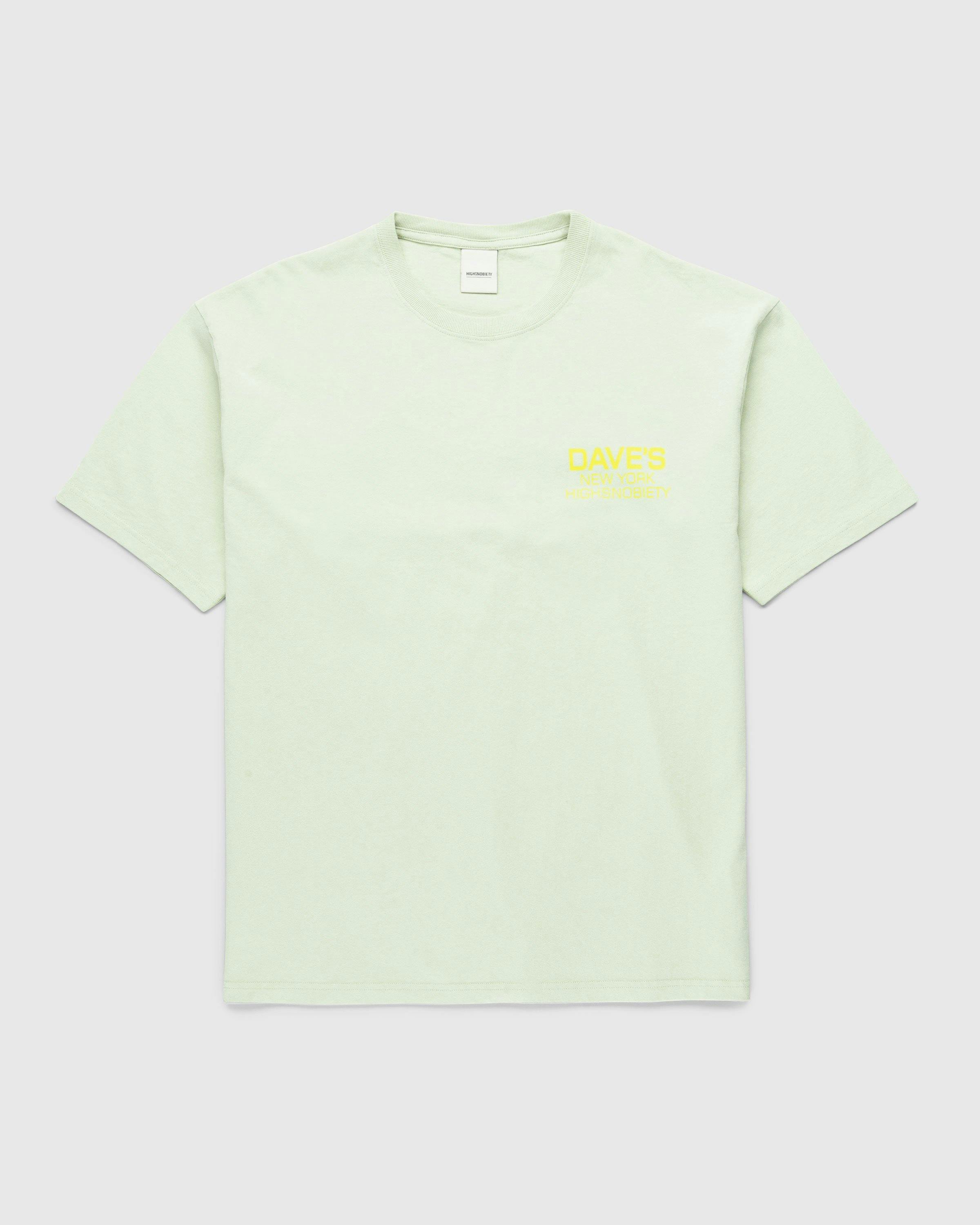 Dave's New York x Highsnobiety - Sage T-Shirt - Clothing - Green - Image 2