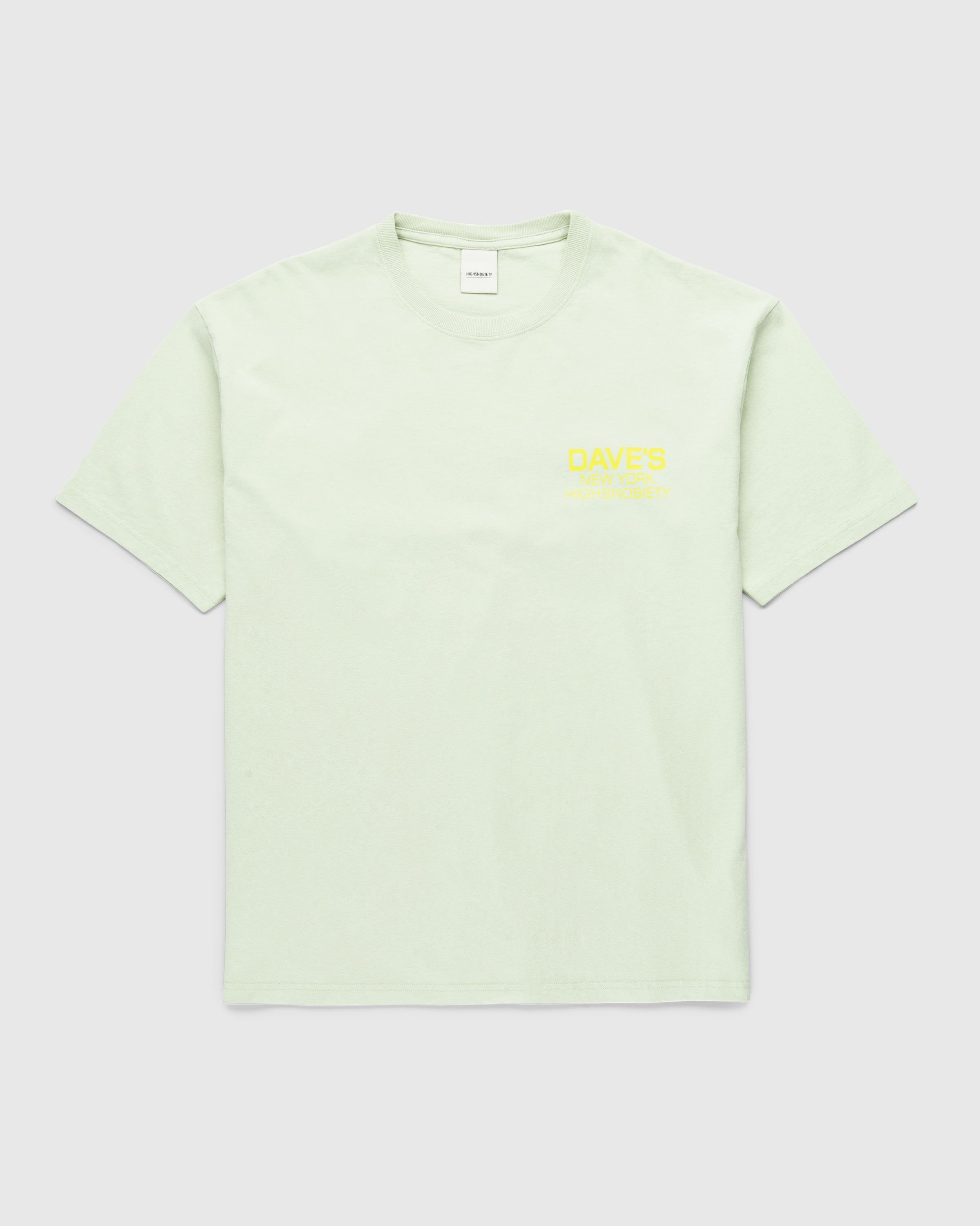 Dave's New York x Highsnobiety - Sage T-Shirt - Clothing - Green - Image 2