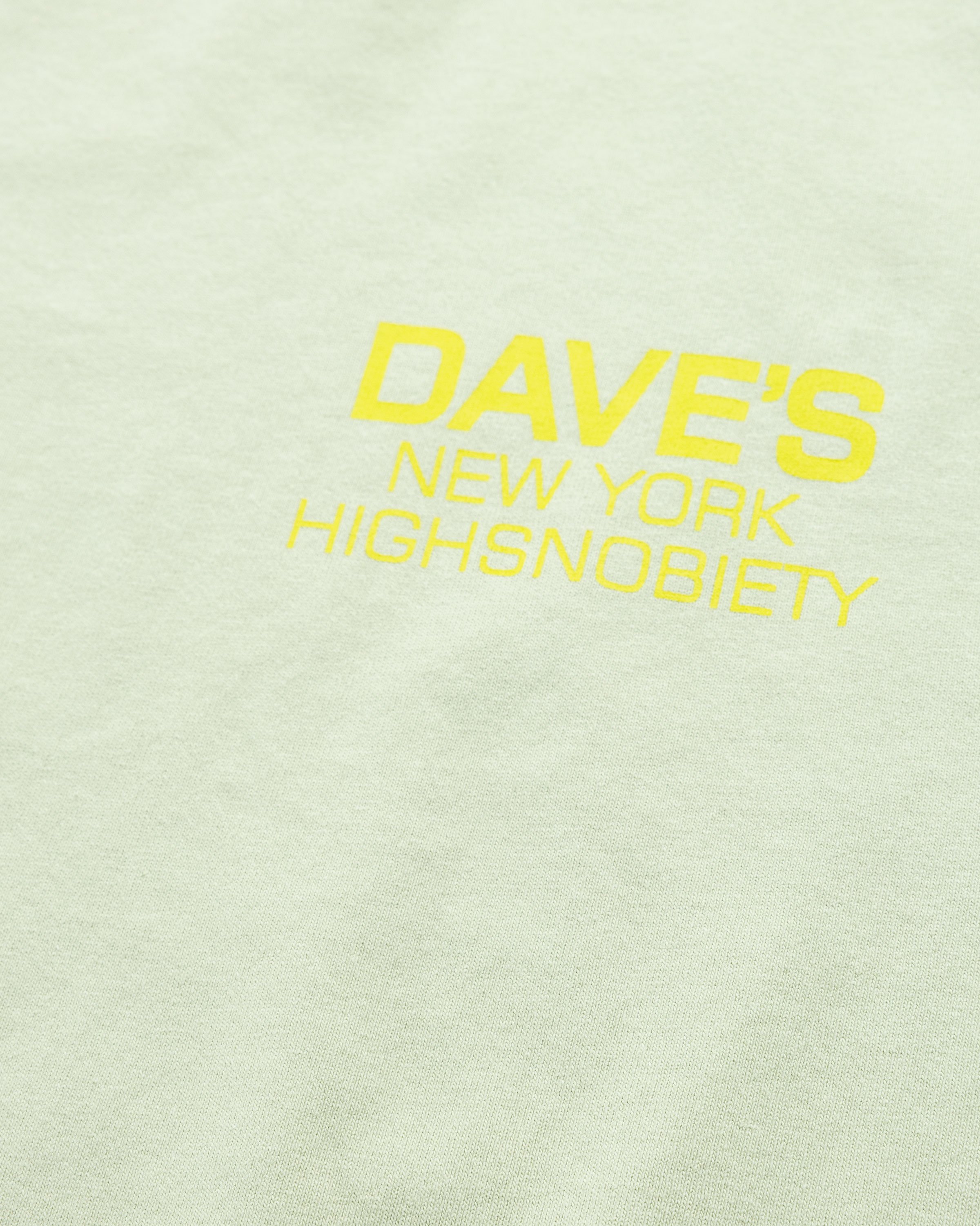 Dave's New York x Highsnobiety - Sage T-Shirt - Clothing - Green - Image 6