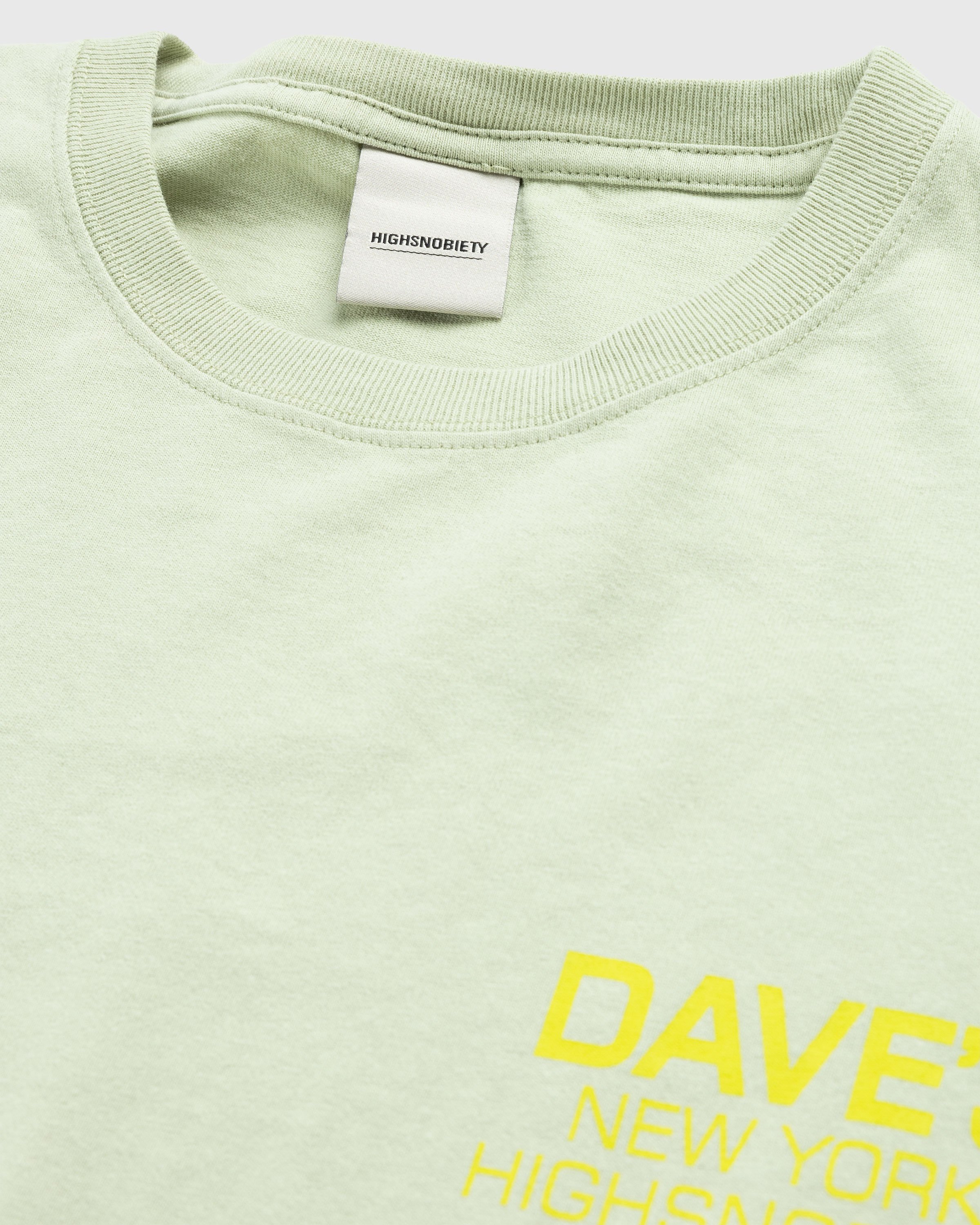 Dave's New York x Highsnobiety - Sage T-Shirt - Clothing - Green - Image 7