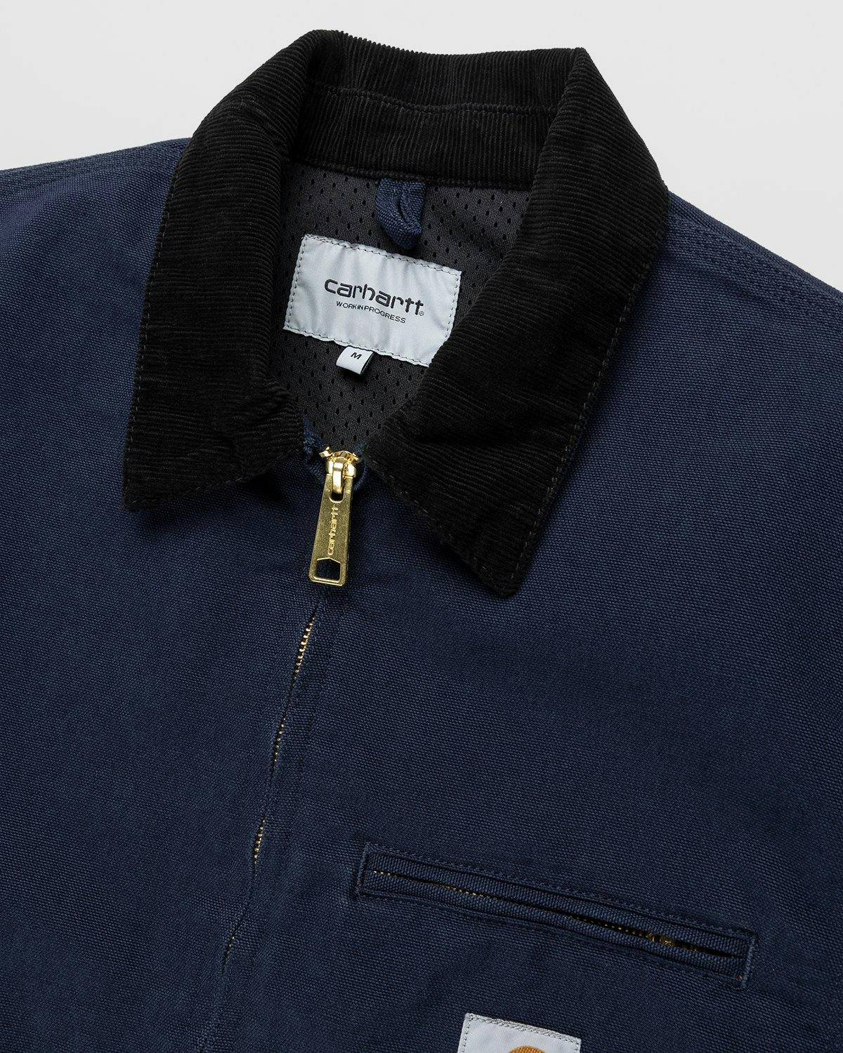 Carhartt WIP - Detroit Jacket Dark Navy Black Rinsed - Clothing - Blue - Image 3