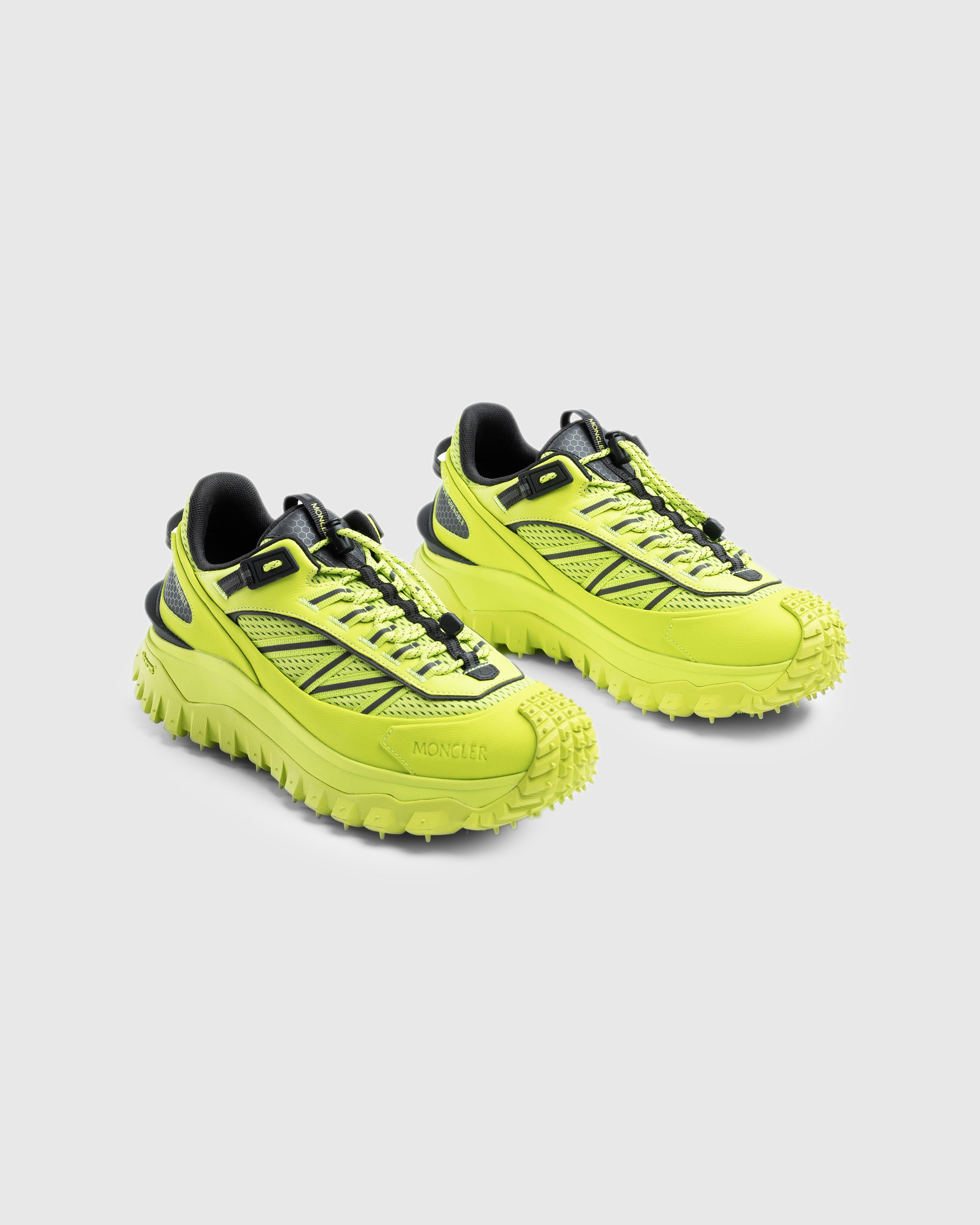 Moncler - Trailgrip Low Top Sneakers Fluo Green - Footwear - Green - Image 3