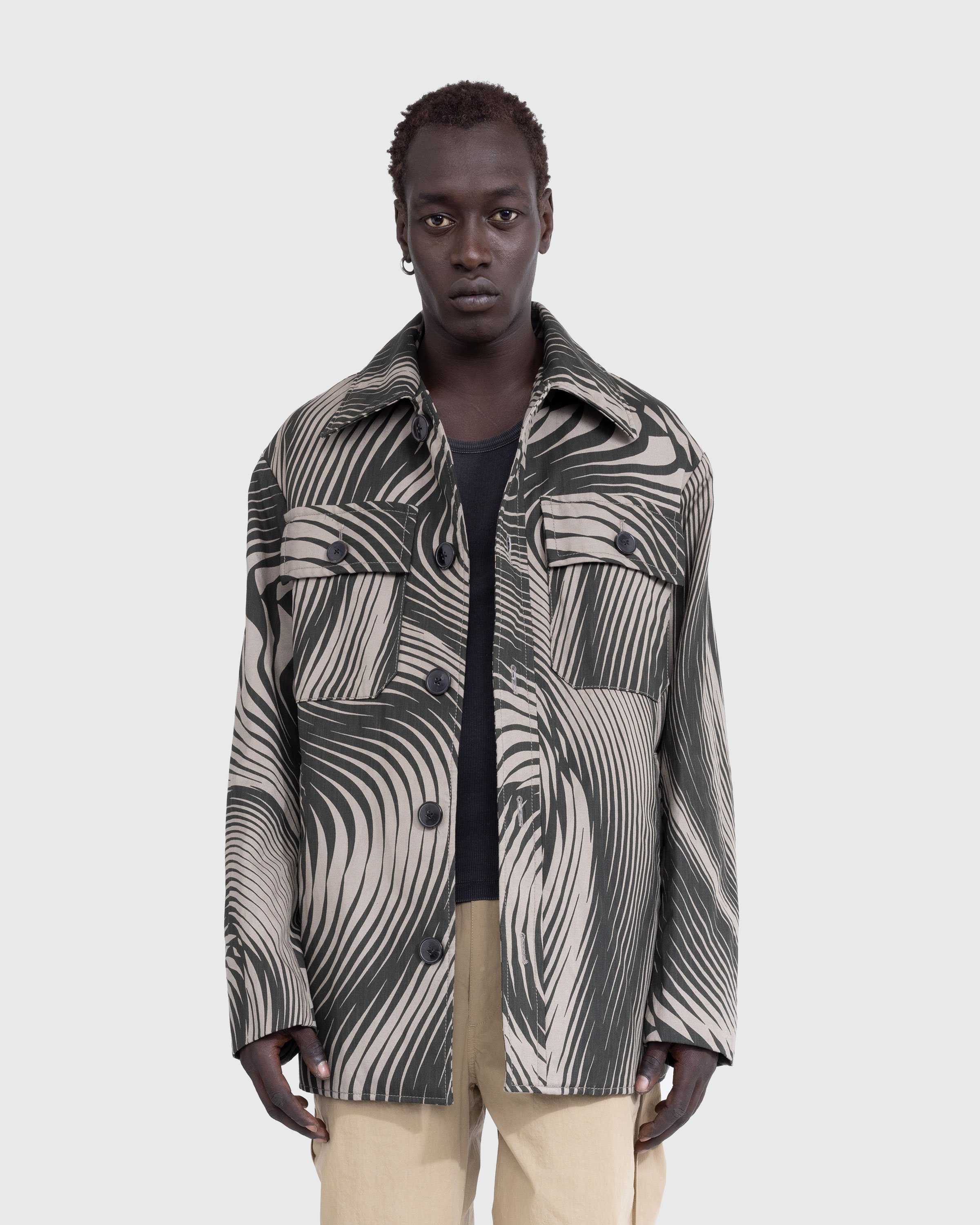 Dries van Noten - Valko Jacket Anthracite - Clothing - Grey - Image 2