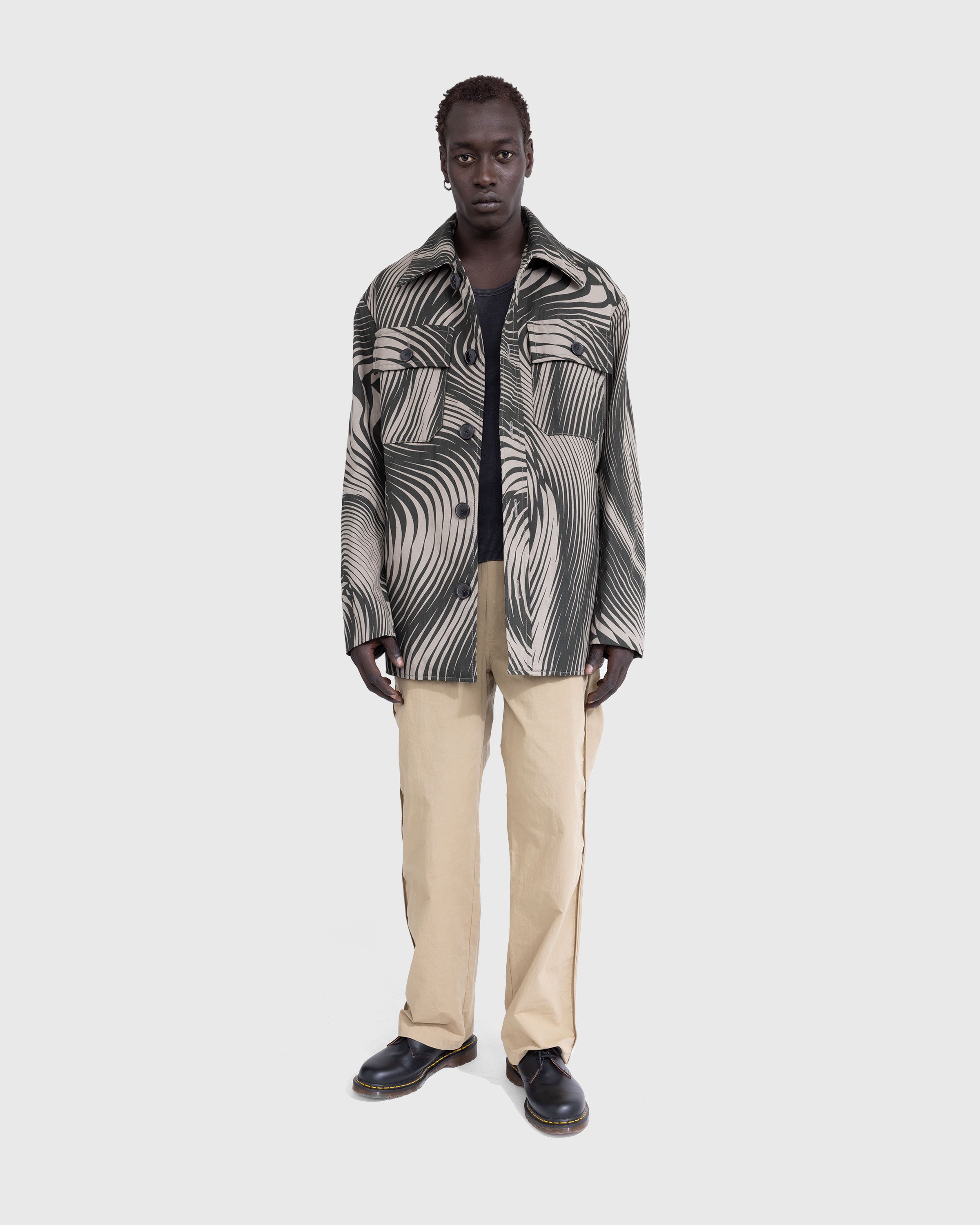 Dries van Noten - Valko Jacket Anthracite - Clothing - Grey - Image 3