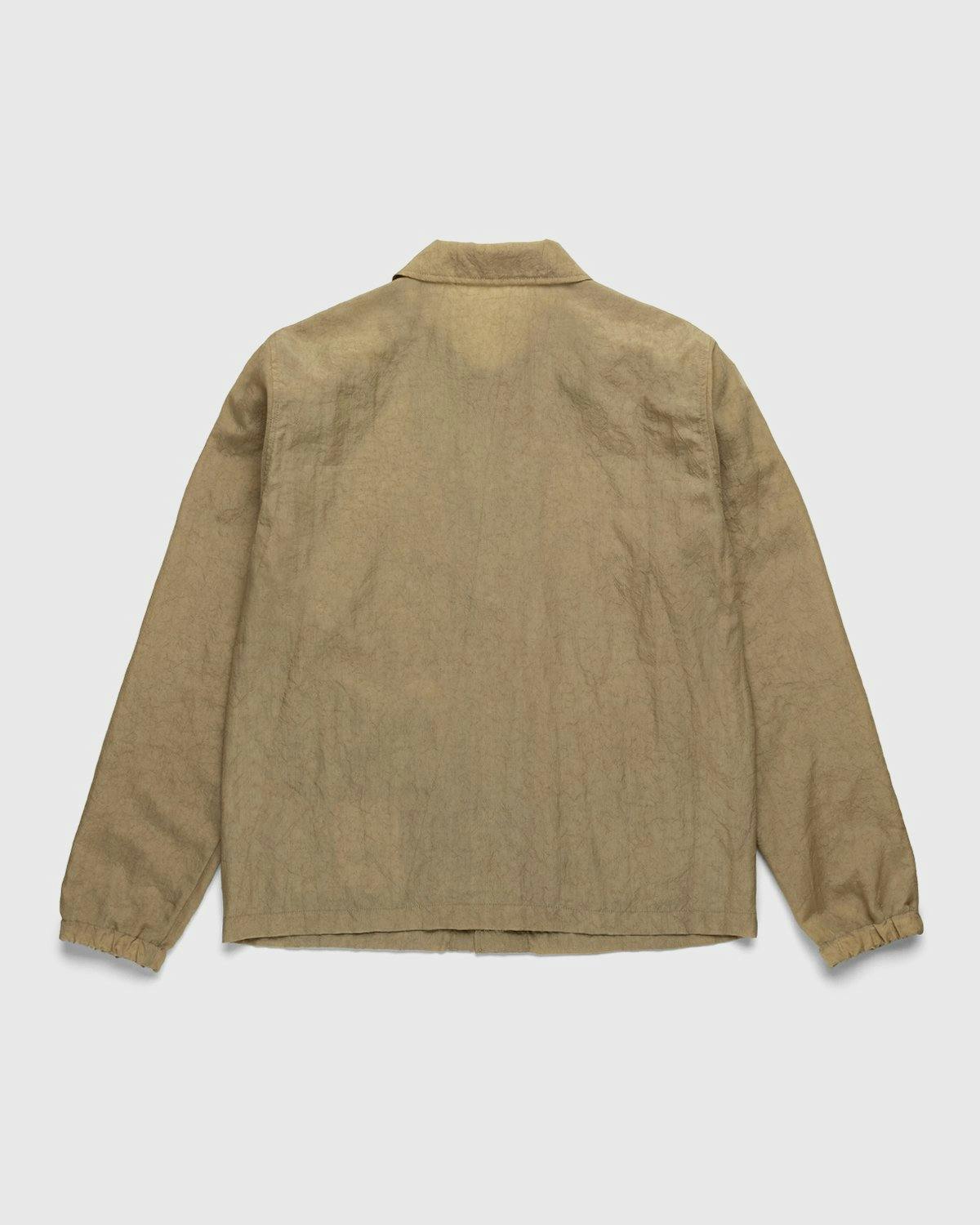 Highsnobiety - Stonewashed Nylon Coach Jacket Gold - Clothing - Yellow - Image 2