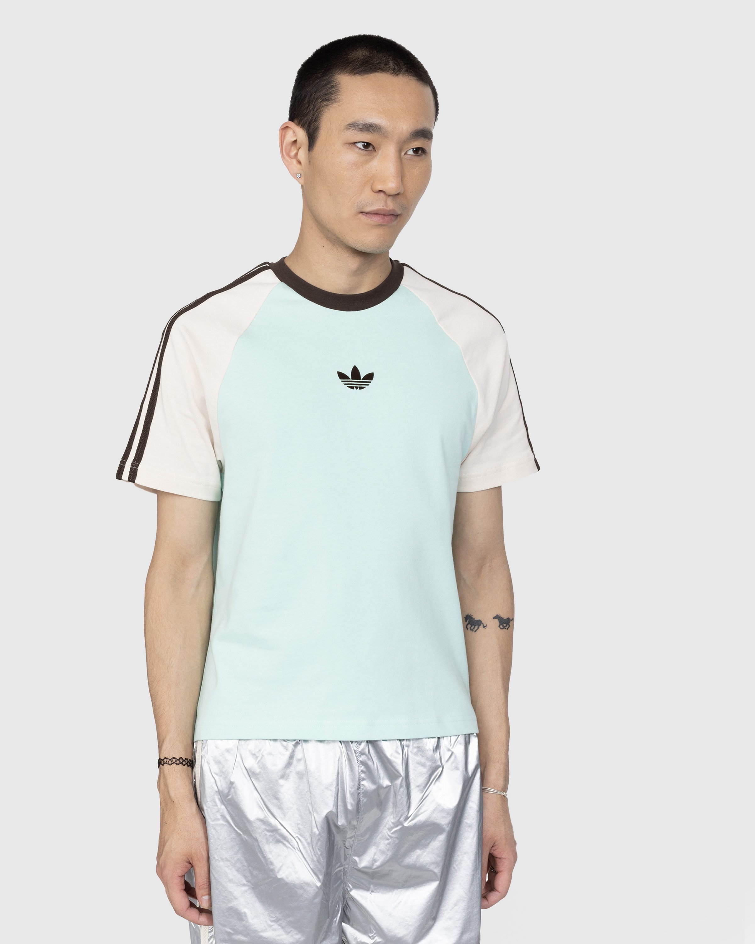 Adidas x Wales Bonner - Organic Cotton Tee Clear Mint - Clothing - Green - Image 2