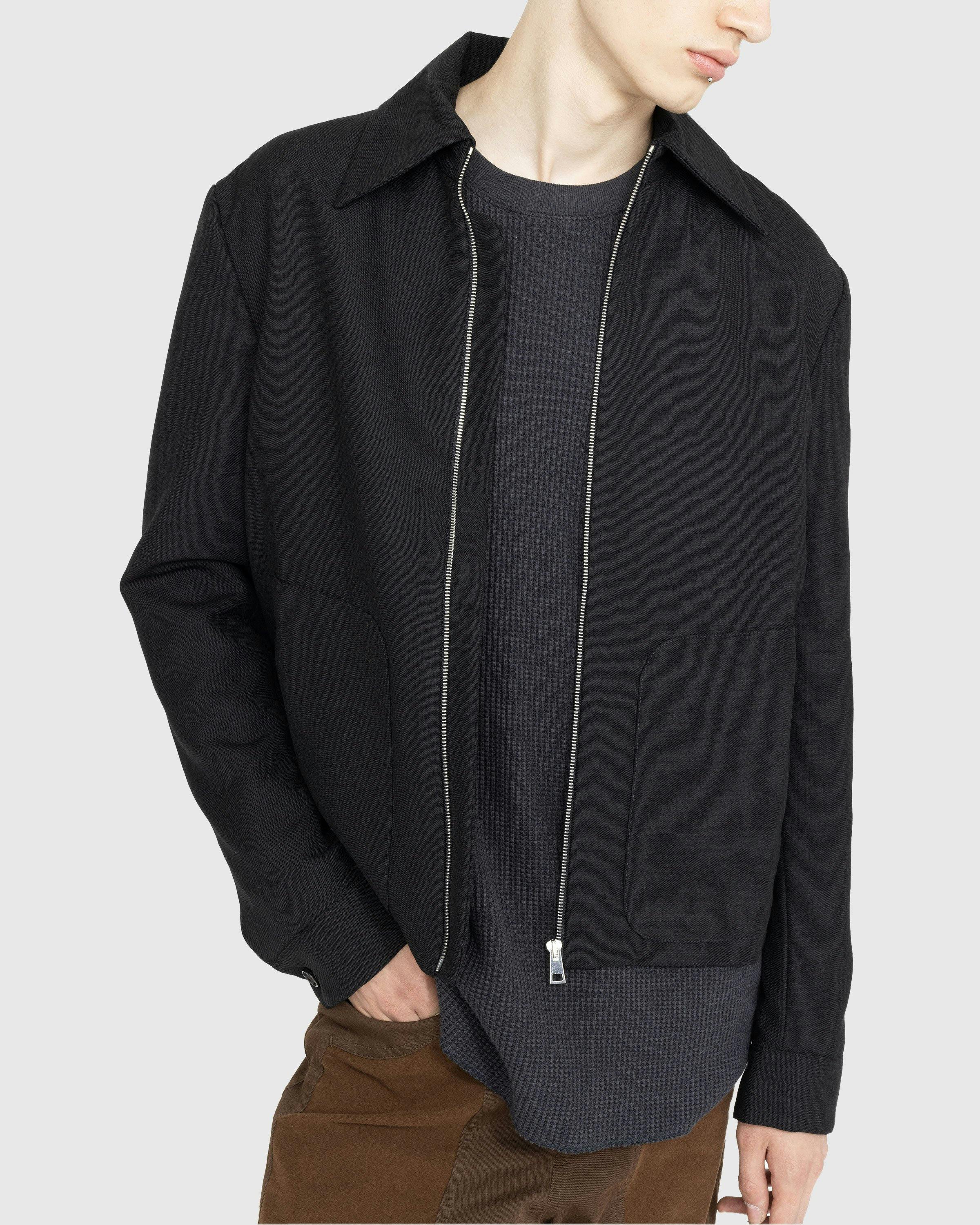 Winnie New York - Classic Zip-Up Jacket Black - Clothing - Black - Image 3