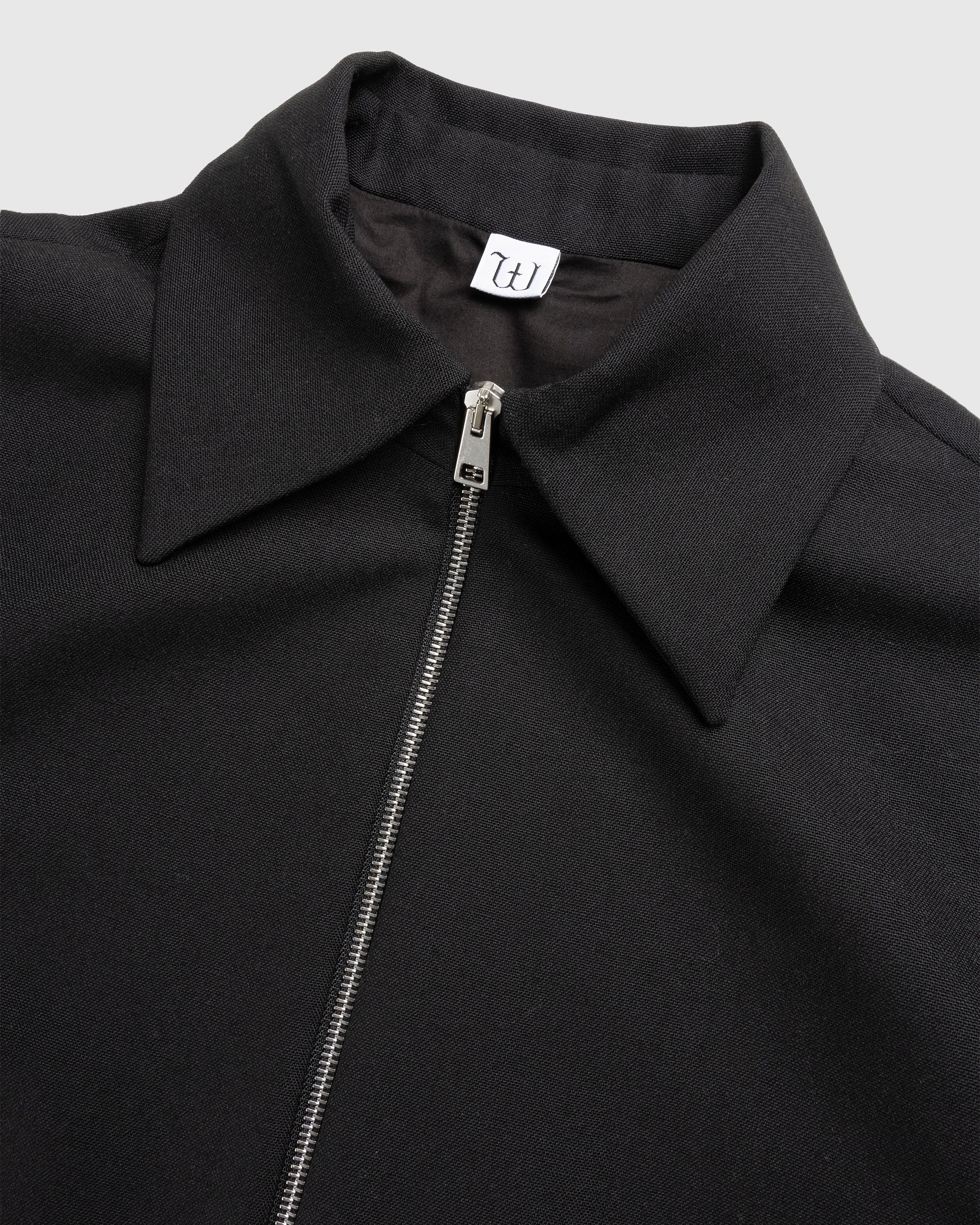 Winnie New York - Classic Zip-Up Jacket Black - Clothing - Black - Image 5