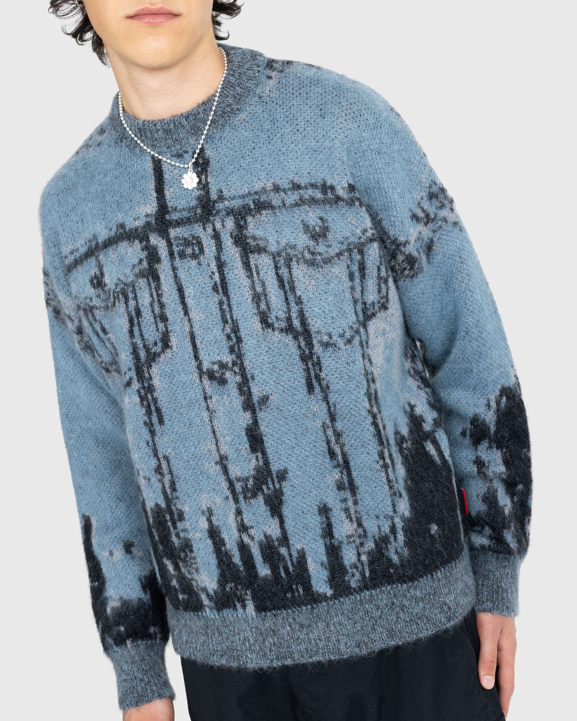 Diesel - K-Patmos Knit Sweater Blue - Clothing - Blue - Image 4