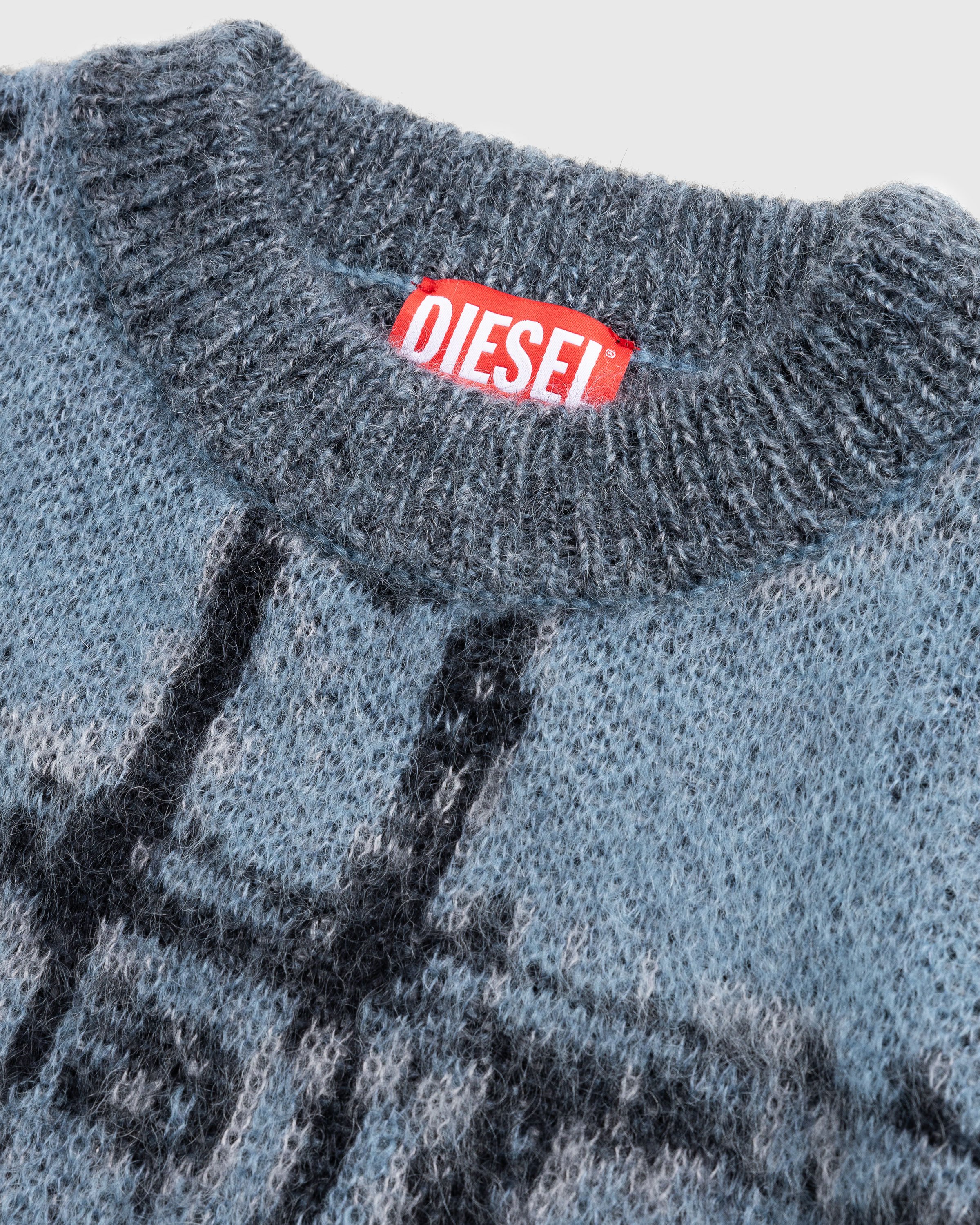 Diesel - K-Patmos Knit Sweater Blue - Clothing - Blue - Image 5