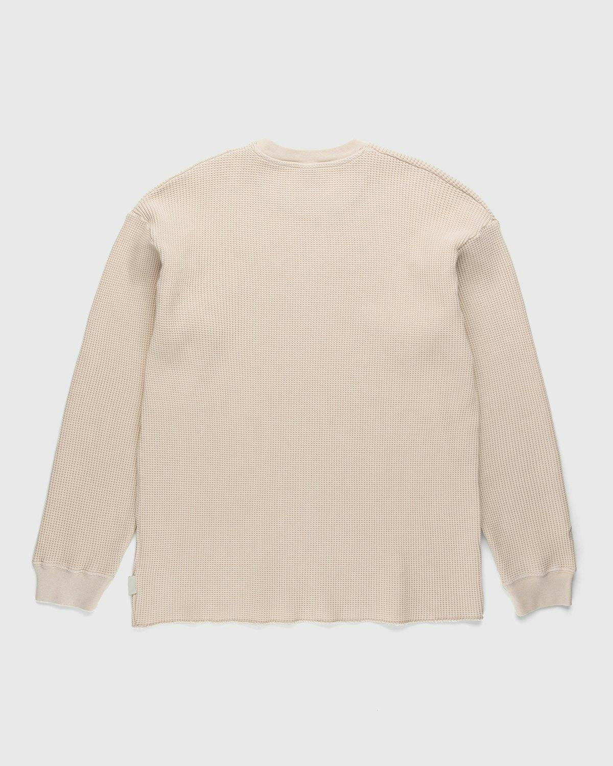 Highsnobiety - Thermal Staples Long Sleeve Off White - Clothing - Beige - Image 2