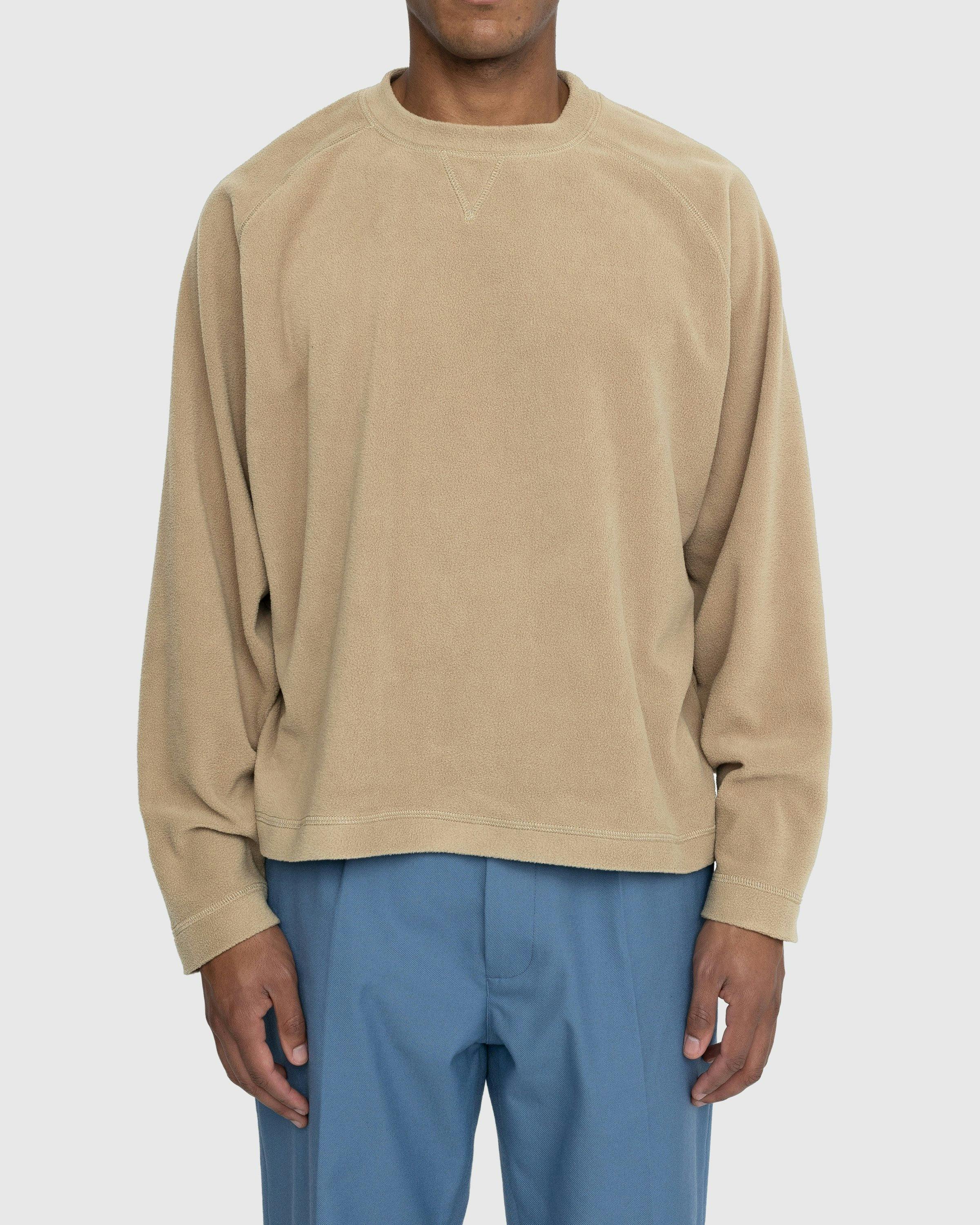 Highsnobiety - Polar Fleece Raglan Sweater Beige - Clothing - Beige - Image 2