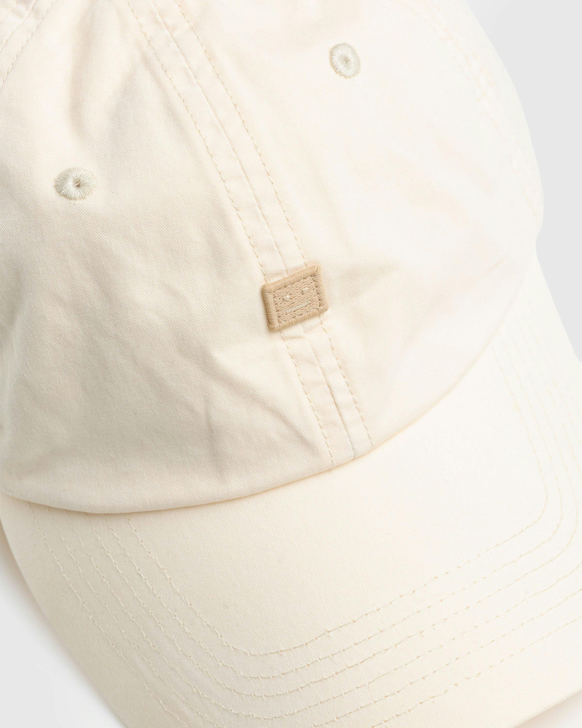 Acne Studios - Face Patch Baseball Cap Beige - Accessories - Beige - Image 4