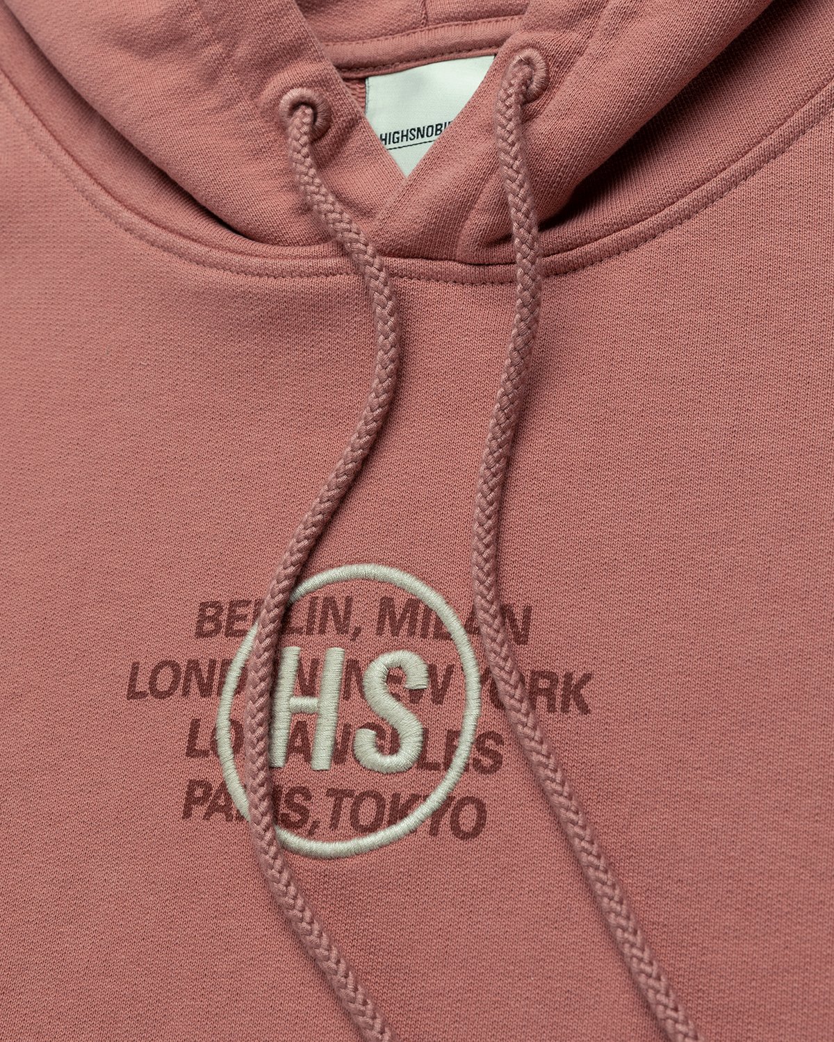 Highsnobiety - Logo Hoodie Mauve - Clothing - Pink - Image 3